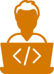 Icon for developer collaboration.