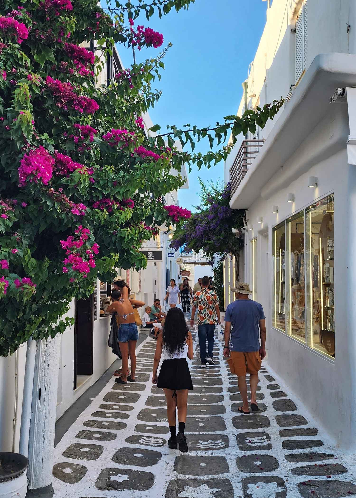 Street Naousa Village Paros