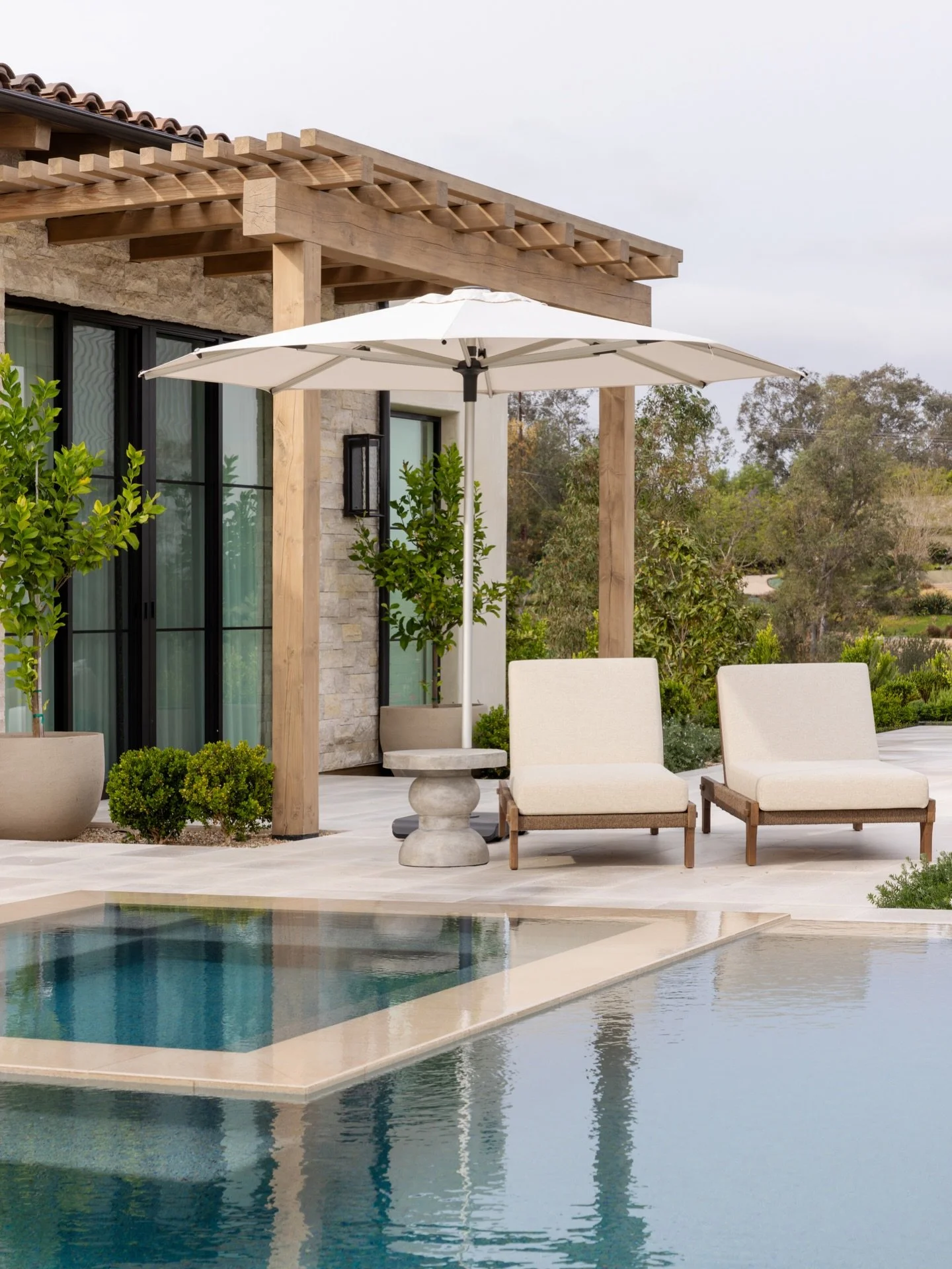 Spring Saturday by the pool.