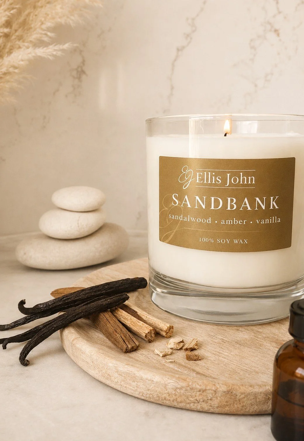 SANDBANK scented candle 220g