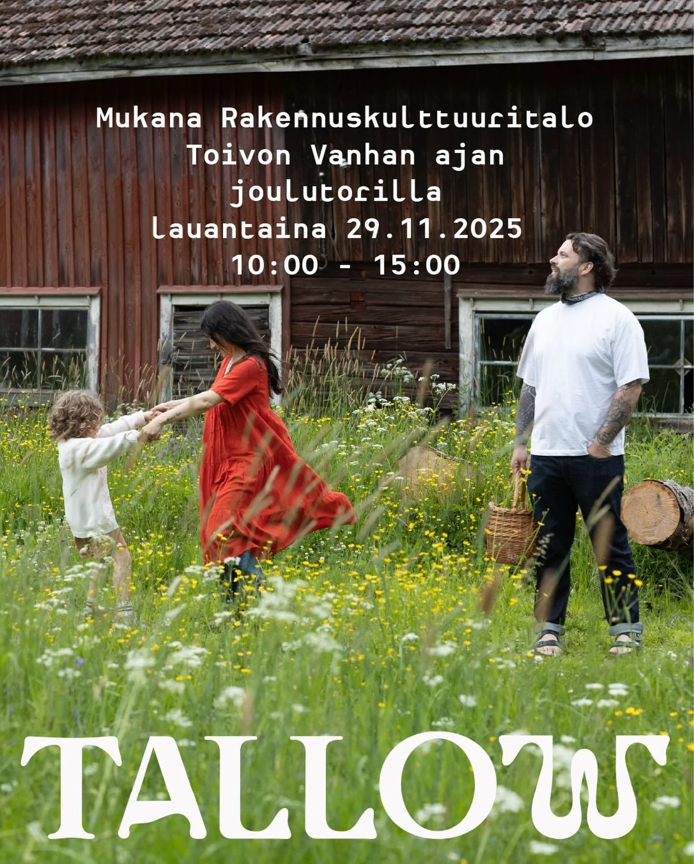 N&auml;hd&auml;&auml;n @rakennuskulttuuritalotoivo :n joulutorilla lauantaina ❤️

Luvassa joulutarjous!