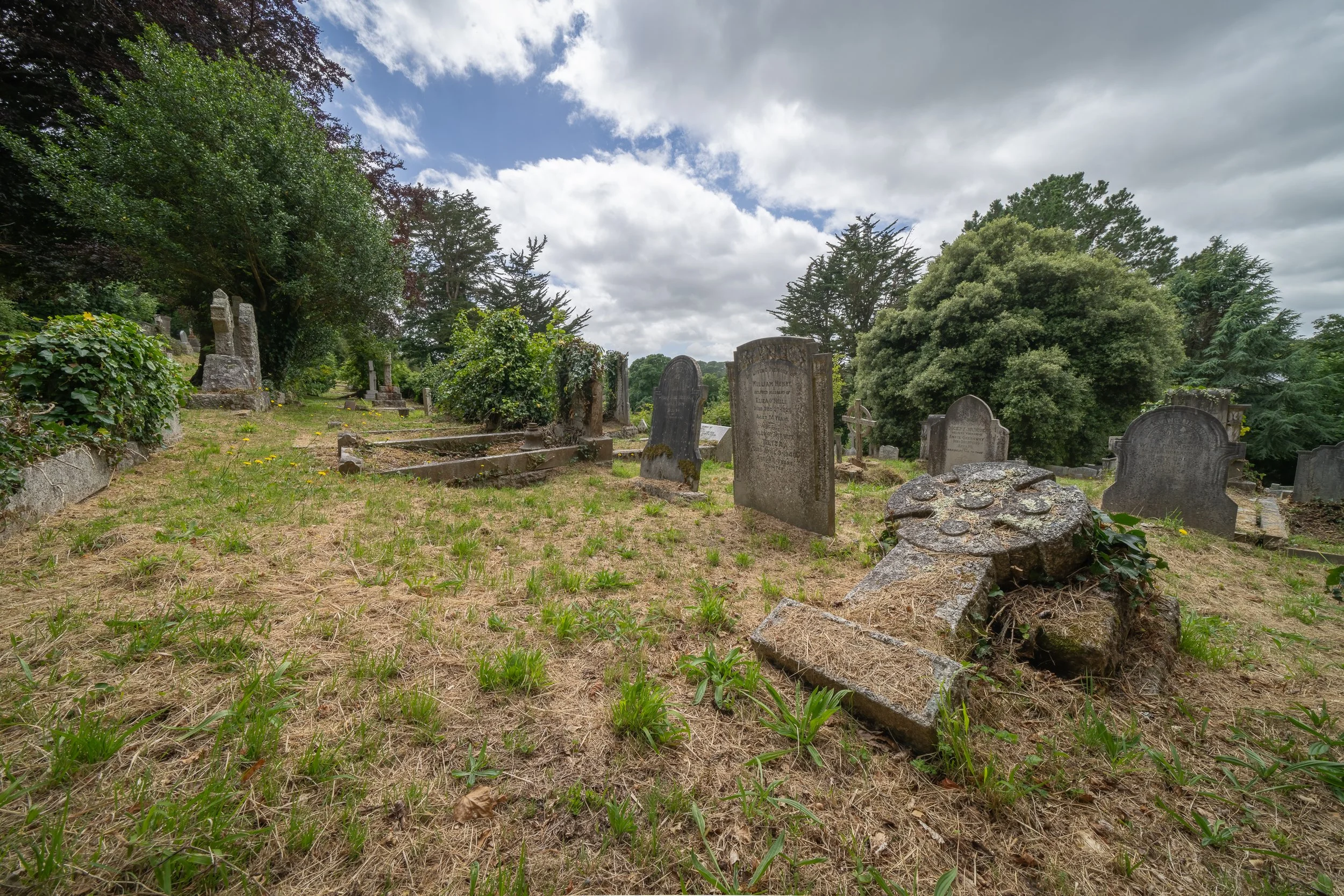 Serene rust Falmouth cemetry