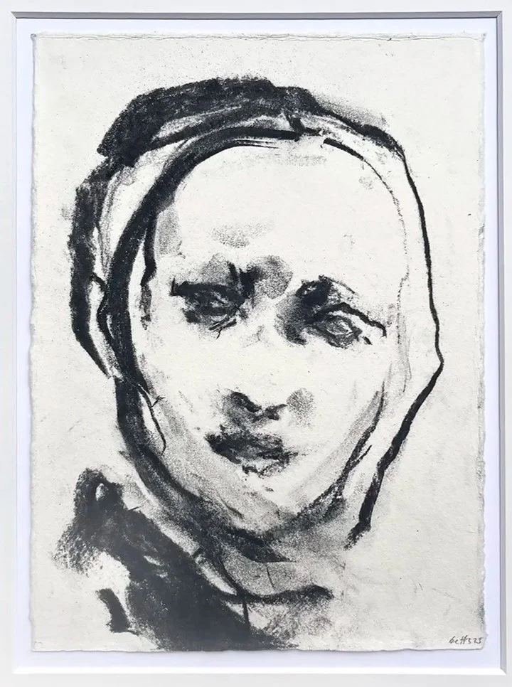 ‘Waiting’
2025 . 22 x 16cm . Mixed medium on etching paper . mounted, not framed.
£200