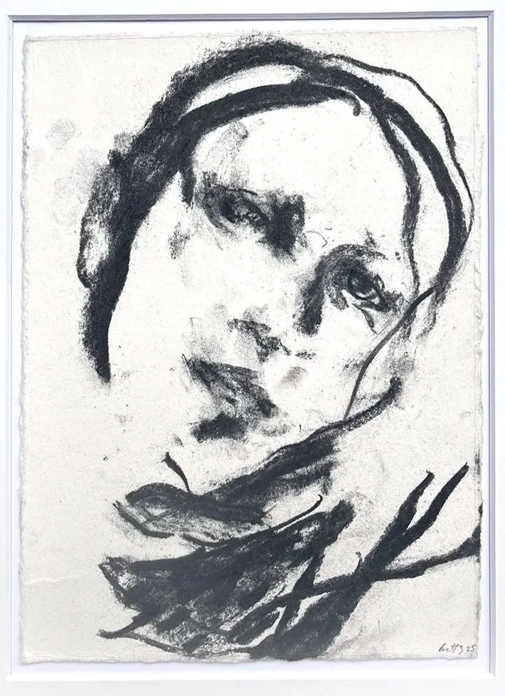‘Perceive’
2025 . 22 x 16cm . Charcoal on etching paper .
mounted, not framed.
£200