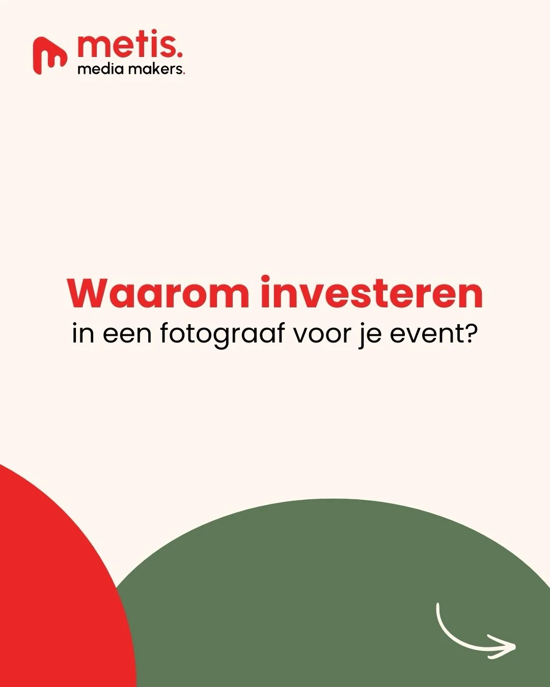 Waarom investeren in een fotograaf voor je event? 📸 

Niet alleen voor de herinnering, maar voor weken aan bruikbare content. Wij houden rekening met hoe de foto&rsquo;s ingezet gaan worden. Verticaal voor socials en horizontaal voor bijvoorbeeld je