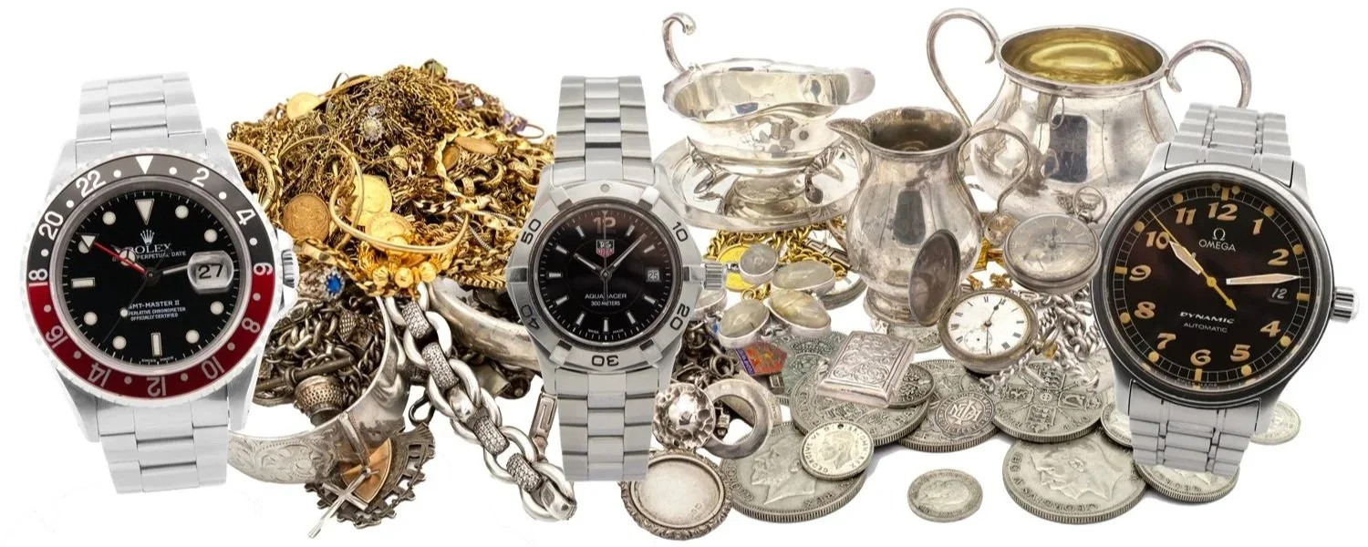 Sell your gold, silver and watches.