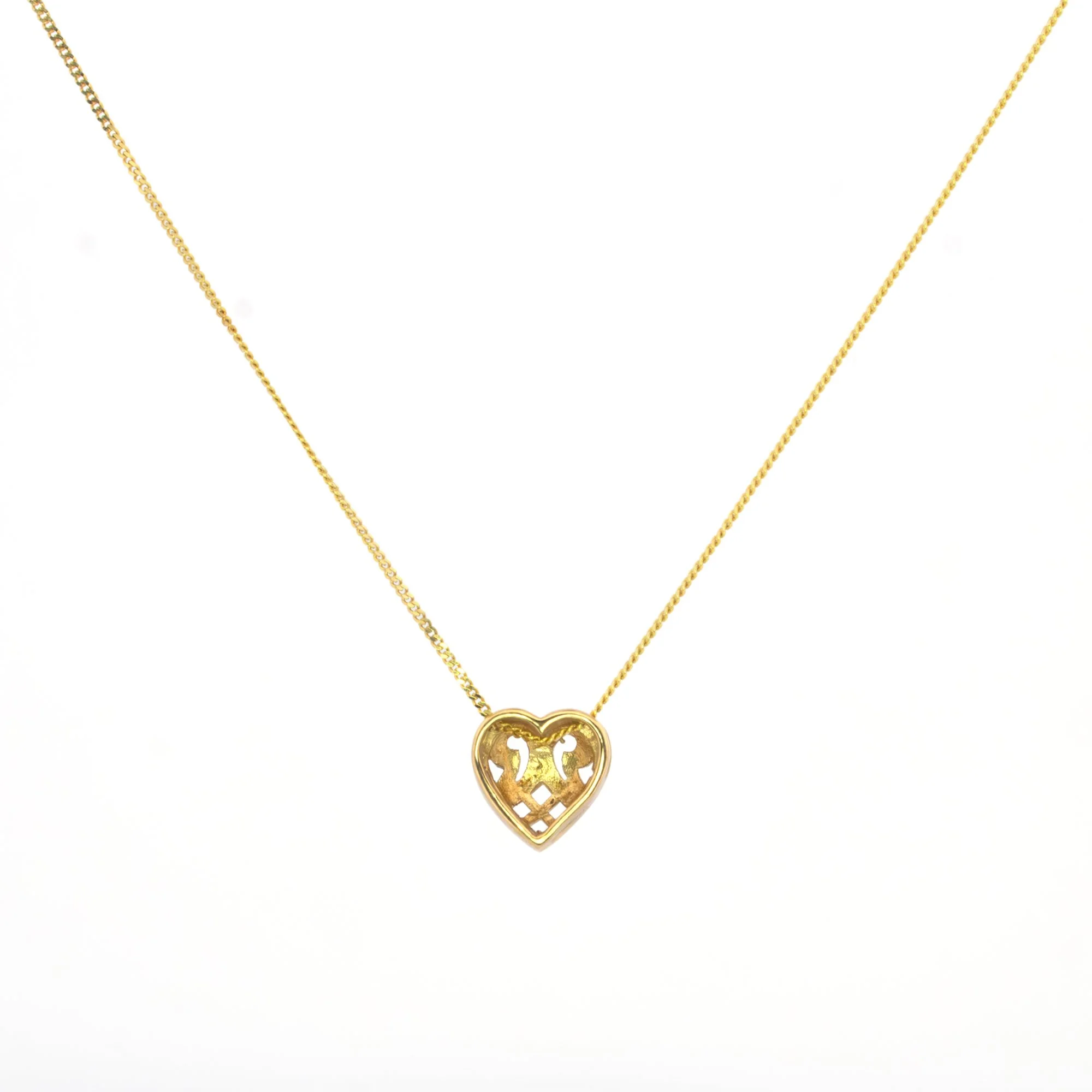 9K Gold Charles Rennie Mackintosh Heart Pendant Necklace Reflections by Solar 2.jpg