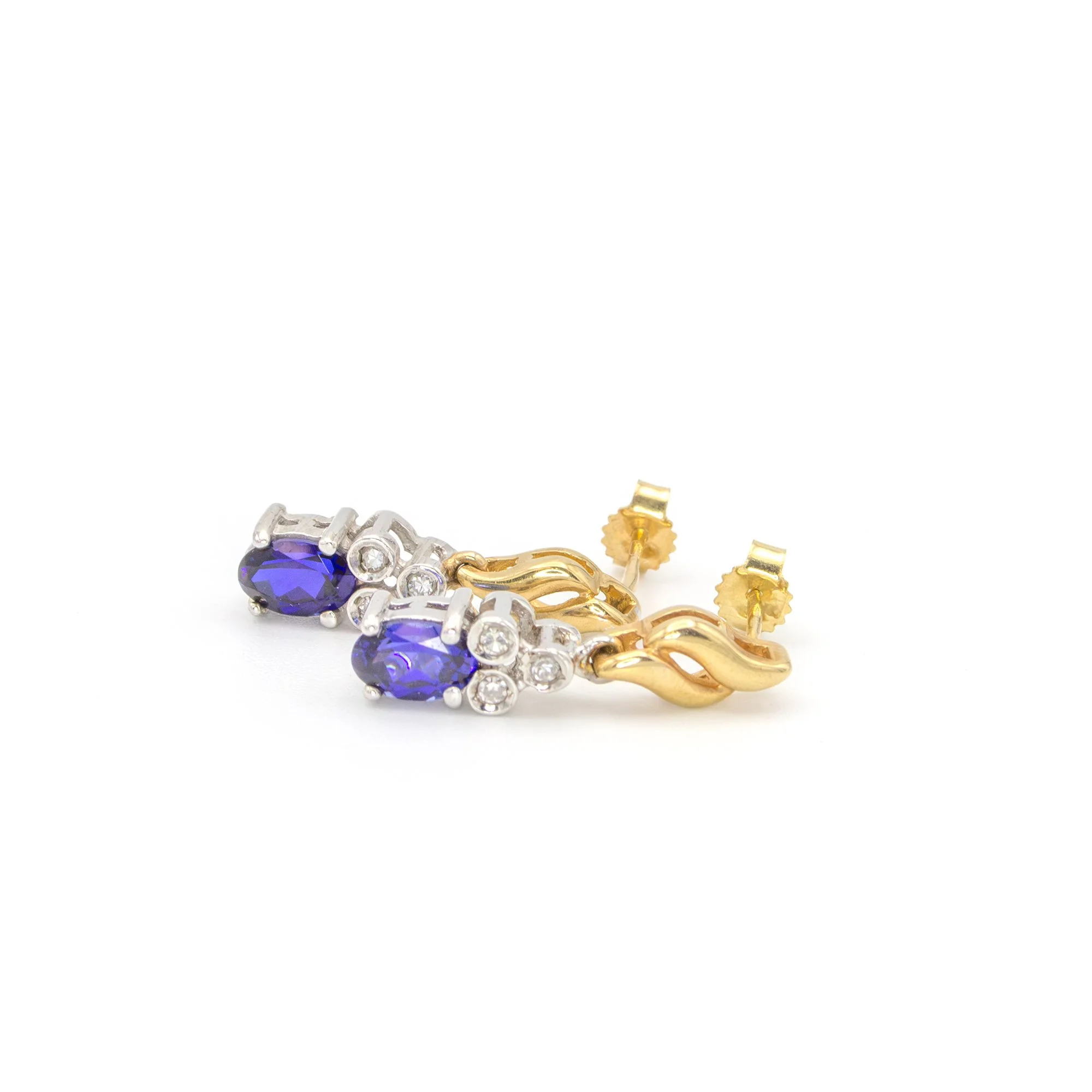 Sapphire & Diamond Drop Earrings Jacksons Jewellers 2.jpg