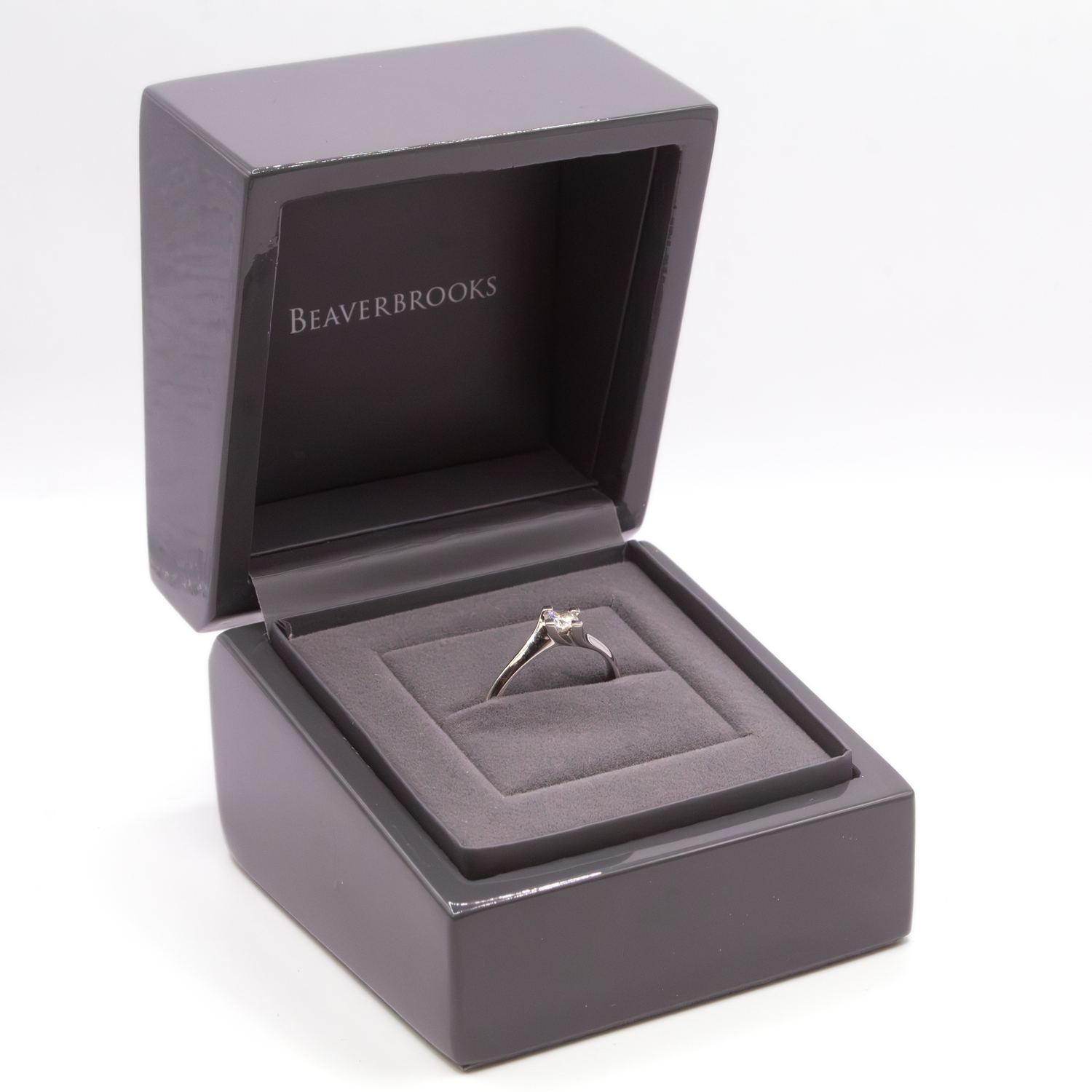 Platinum 0.25ct Diamond Solitaire Engagement Ring – Beaverbrooks