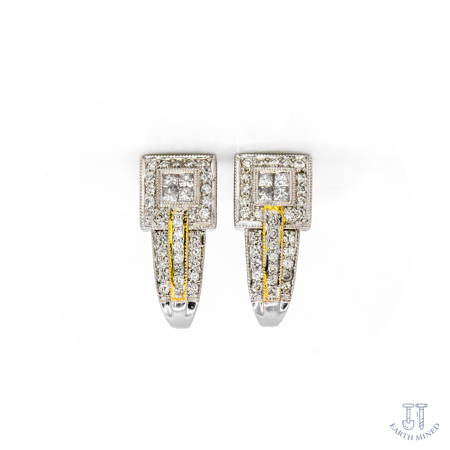 Two-Tone Diamond Huggie Hoop Earrings.png
