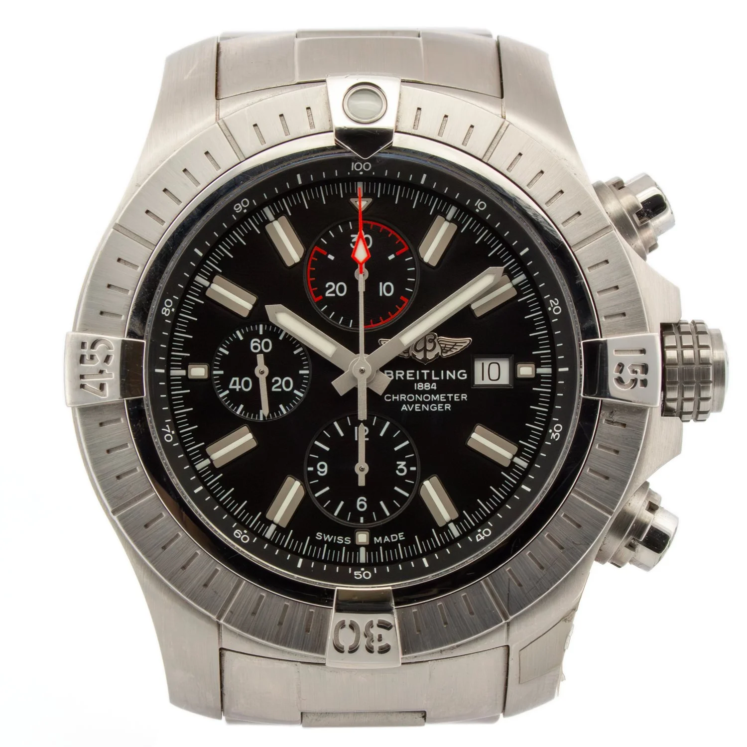 Breitling Super Avenger Chronograph 48 A13375 (Full Set)