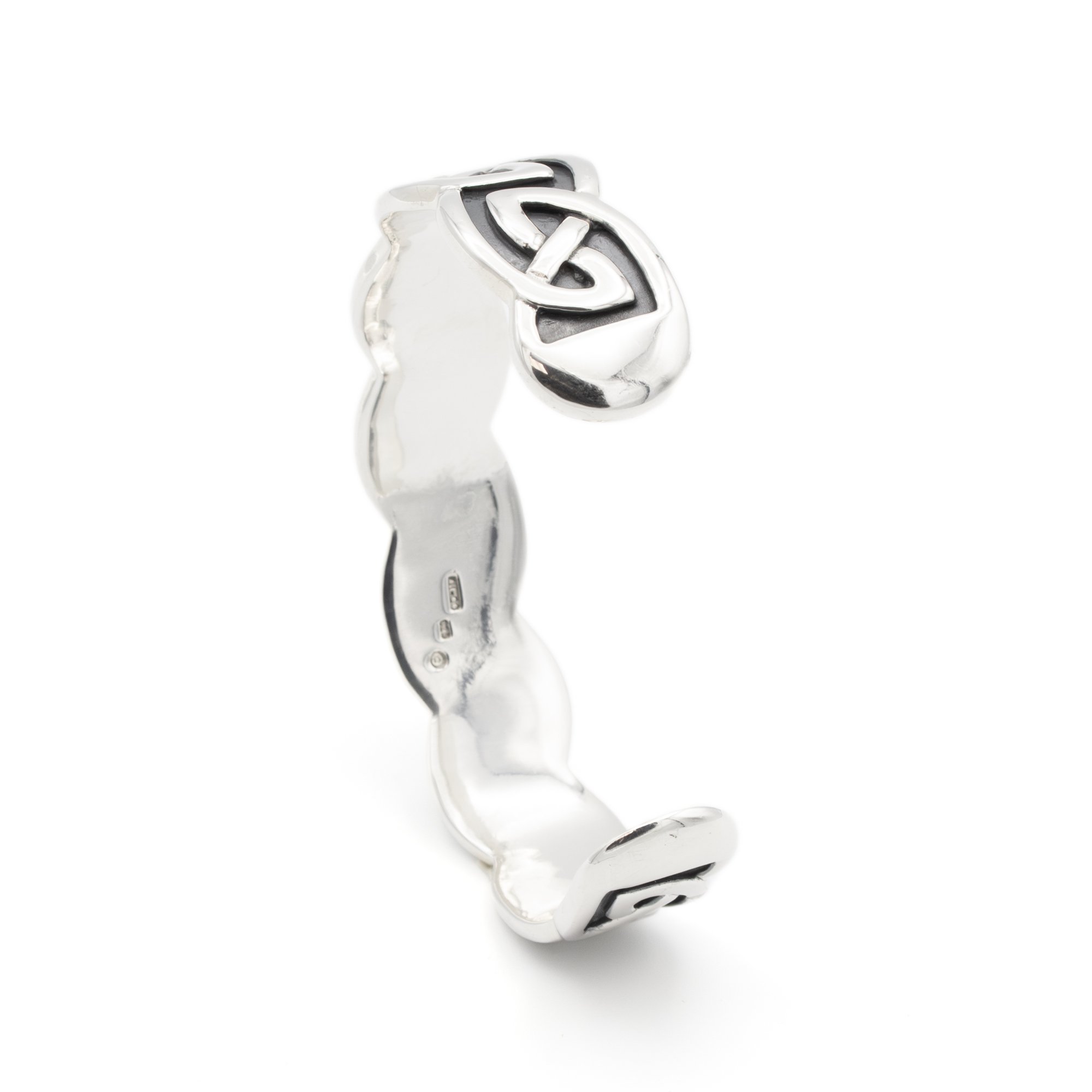 Sterling Silver Celtic Knot Bangle Bracelet.jpg