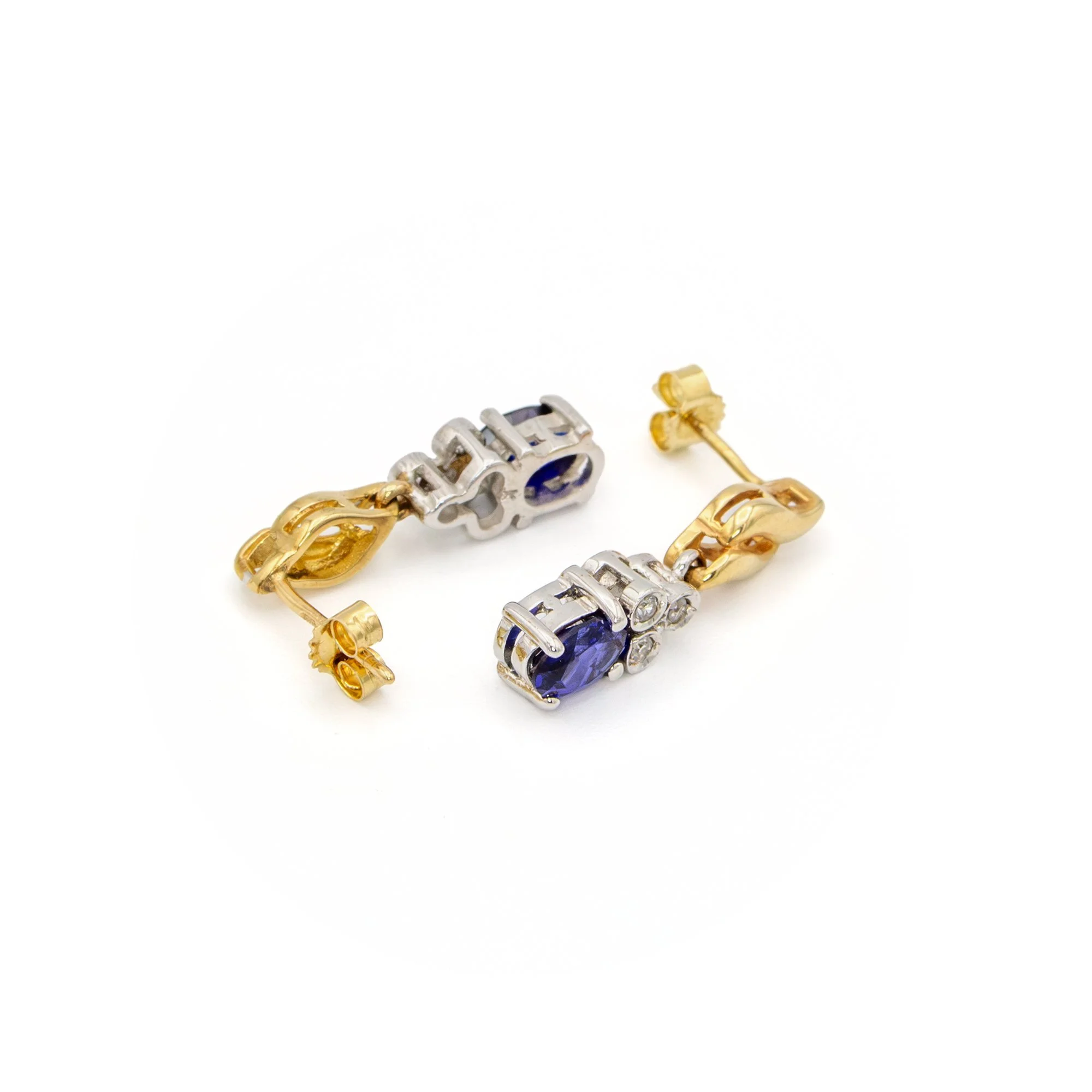 Sapphire & Diamond Drop Earrings Jacksons Jewellers 3.jpg