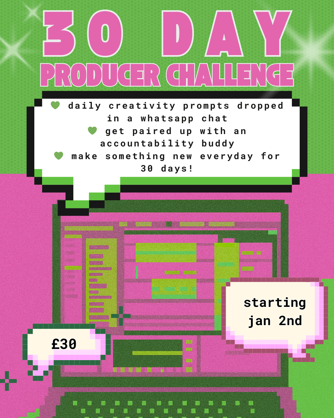 GRRLS CLUB: 30-DAY PRODUCER CHALLENGE