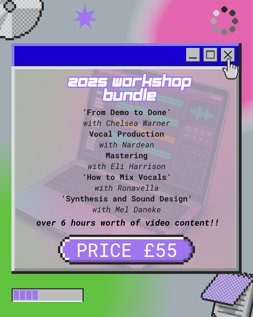 GRRLS CLUB 2025 WORKSHOP BUNDLE