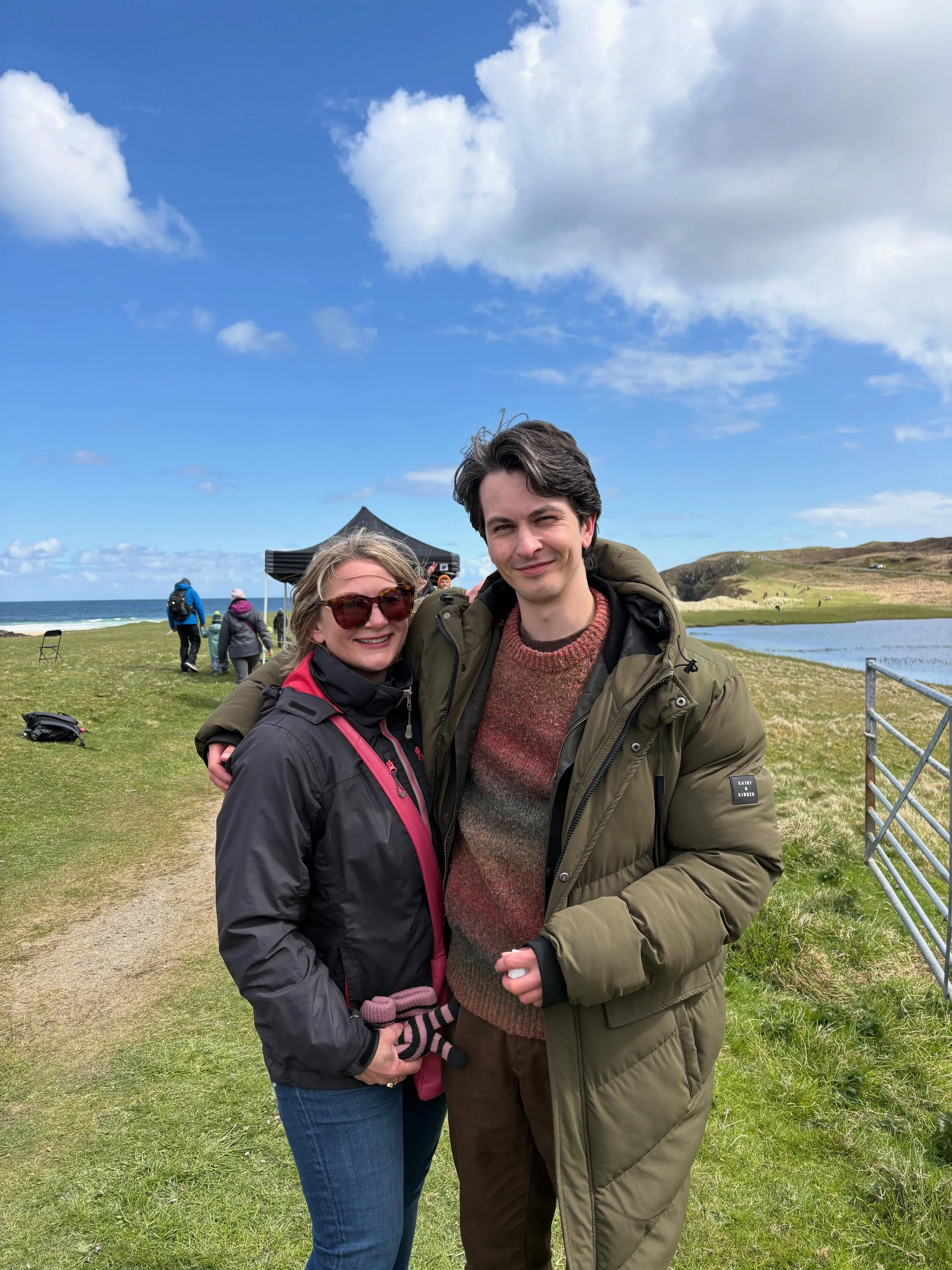 One of highlights of being an Agent is getting to see your client in action on a set visit, and wow, what a location. Beautiful Garry Beach on the Isle of Lewis. Quite the journey to get there but so worth it. Thank you so much to Producers and crew 