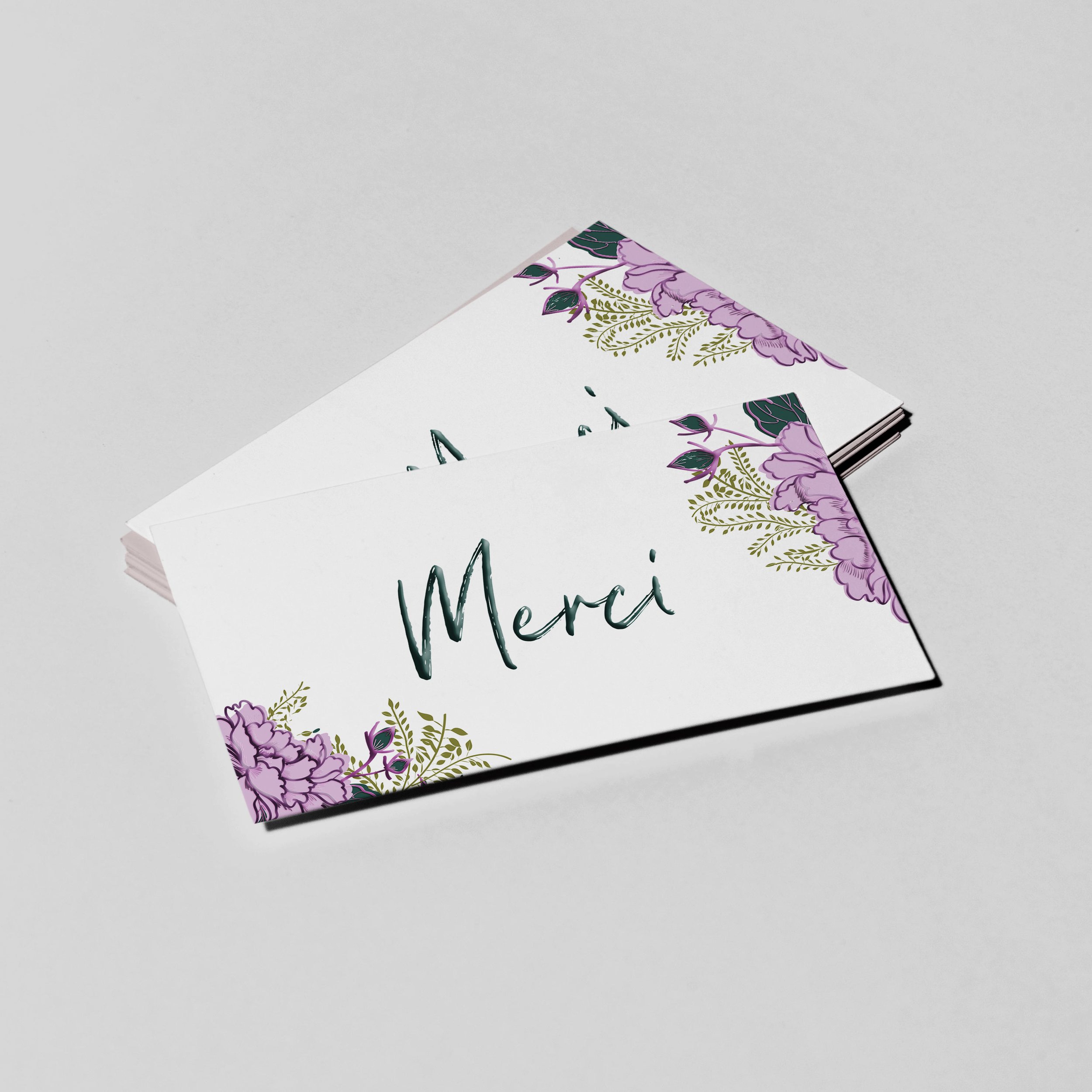 PRINT- carte "Merci" Ethni Beauty Market