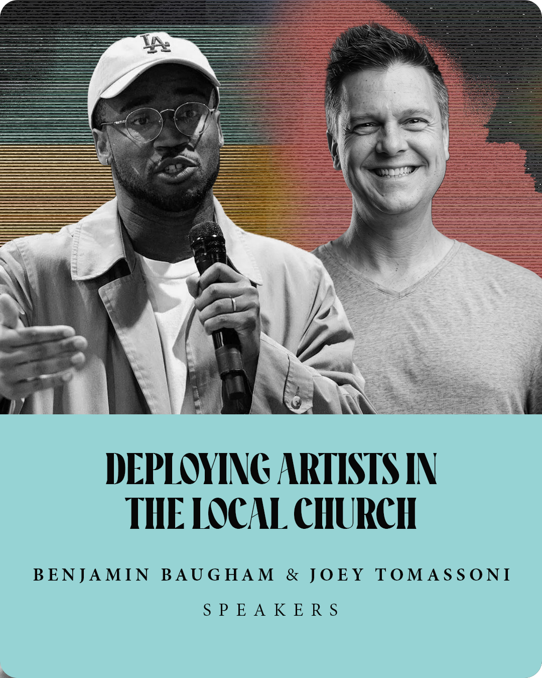 Benjamin Baugham/Joey Tomassoni

Deploying Artists in the Local Church

Join this conversation between a lead pastor/artist and a working painter and Visual Artist-in-Residence to consider what it actually looks like when church leadership and creati