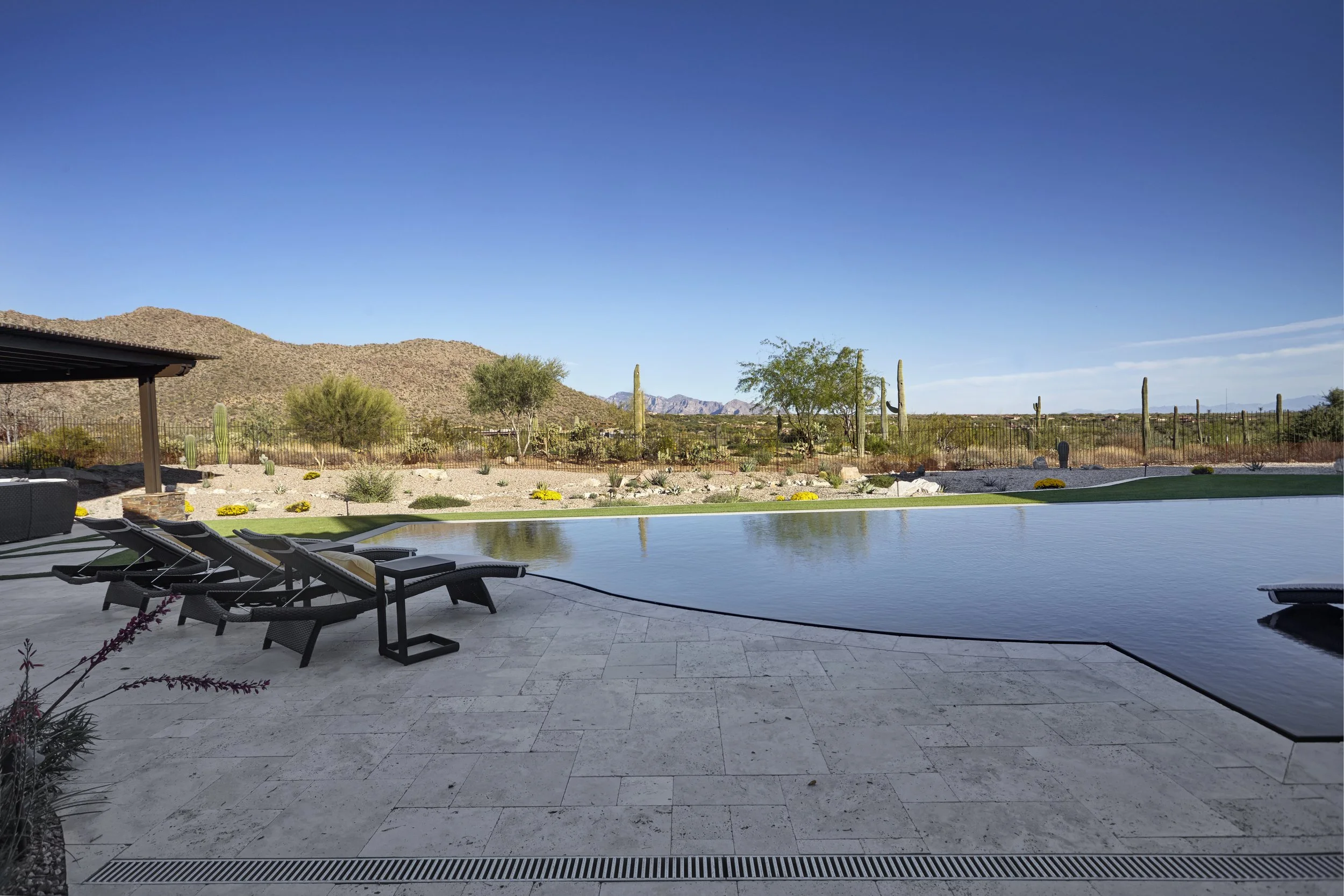 Desert Oasis | Custom Pool in Tuscon, AZ — Sanctuary Custom Construction