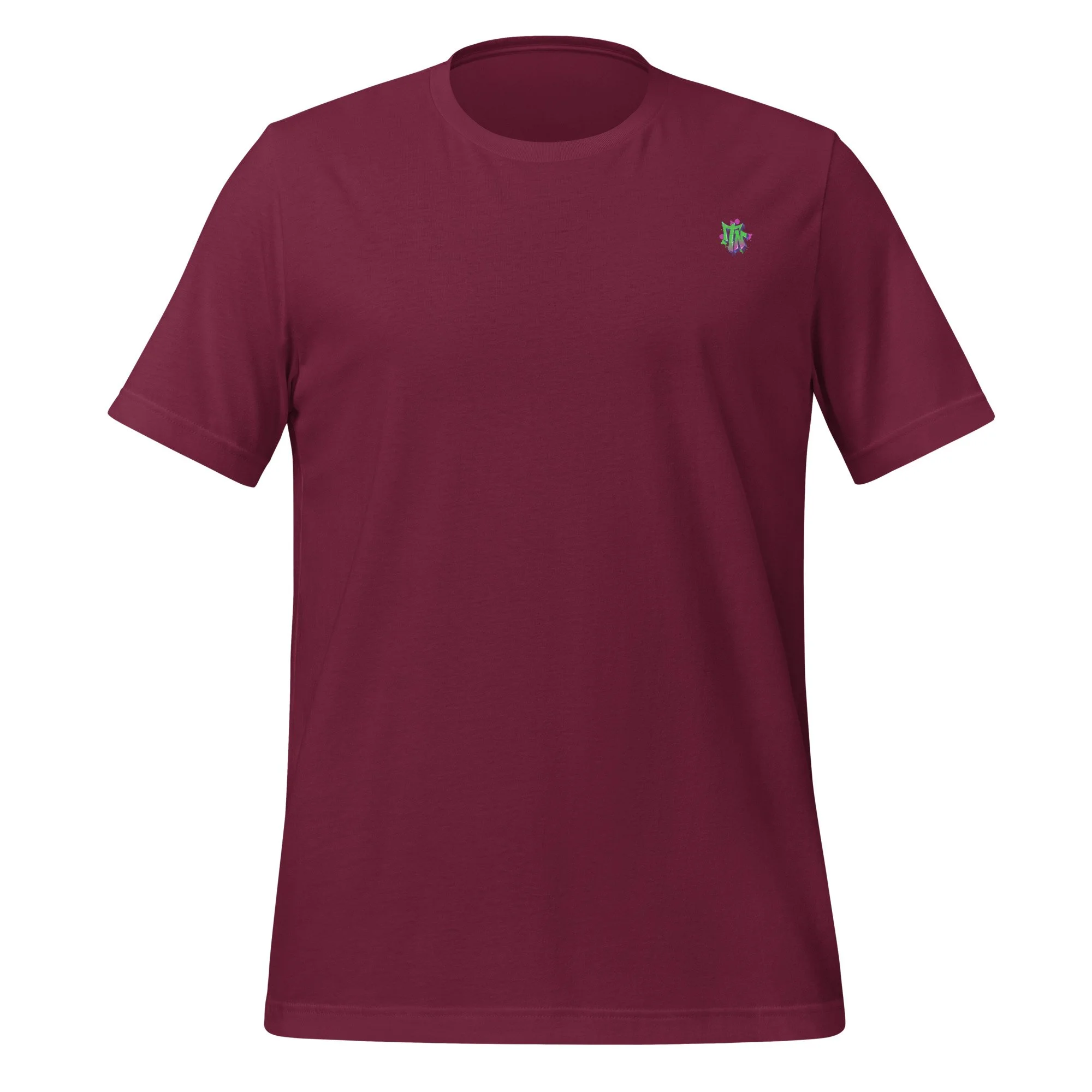 unisex-staple-t-shirt-maroon-front-67ec42486b1e9.jpg