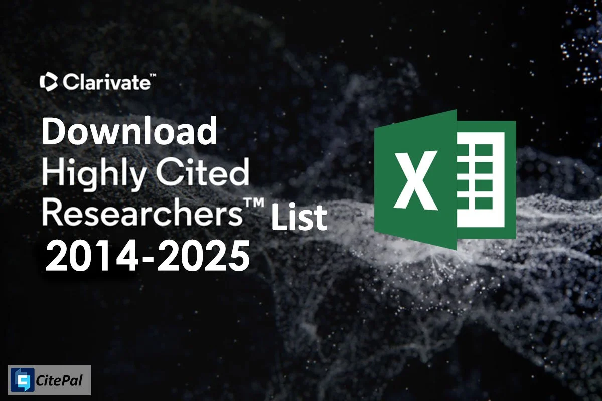 Download highly-cited researchers list (2014-2025)