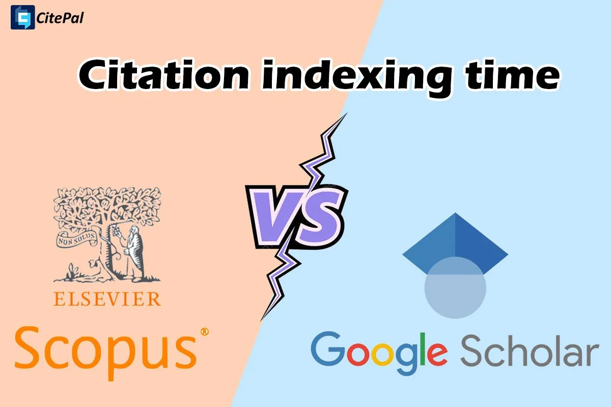 comparing citation indexing time in Google Scholar and Scopus