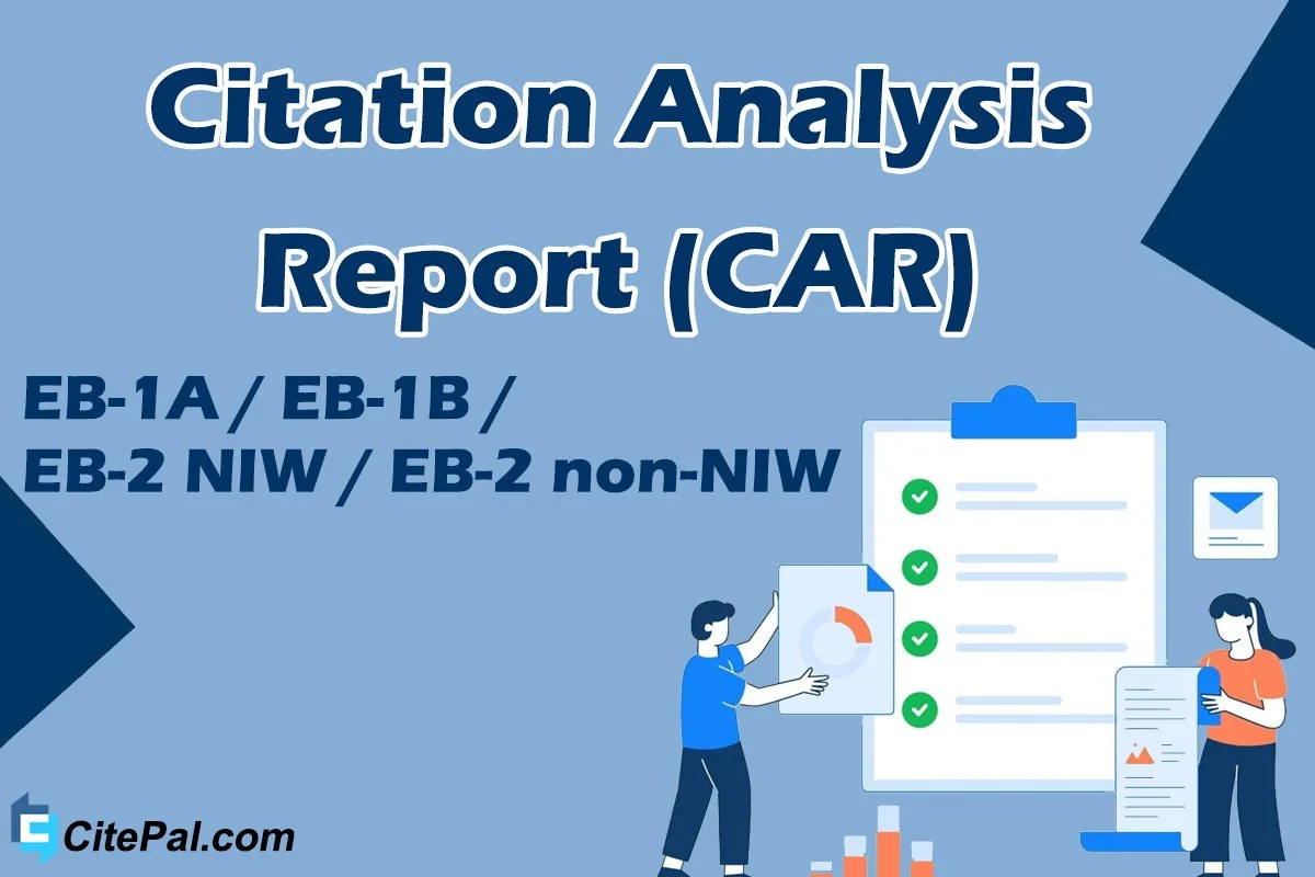 Citation analysis report for EB-1A / EB-1B / EB-2 NIW / EB-2 non-NIW