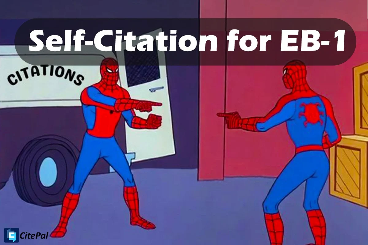 Self-citation impact on EB-1 visa petition