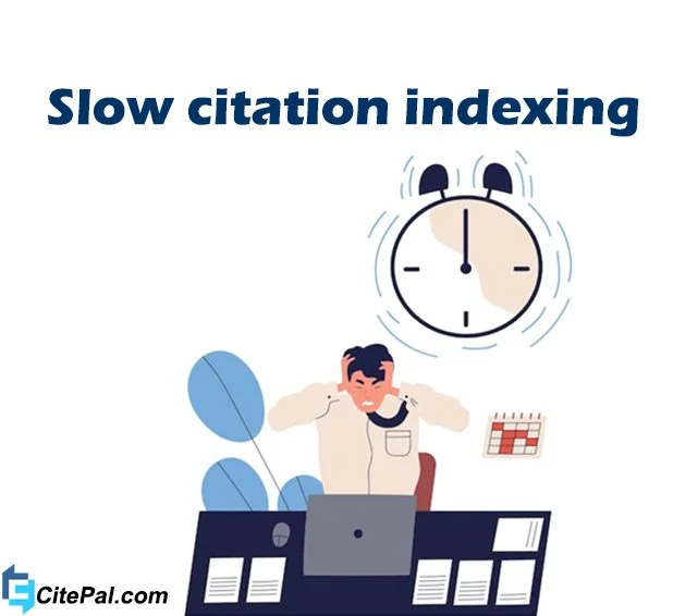 researcher is angry about slow citation indexing in journals