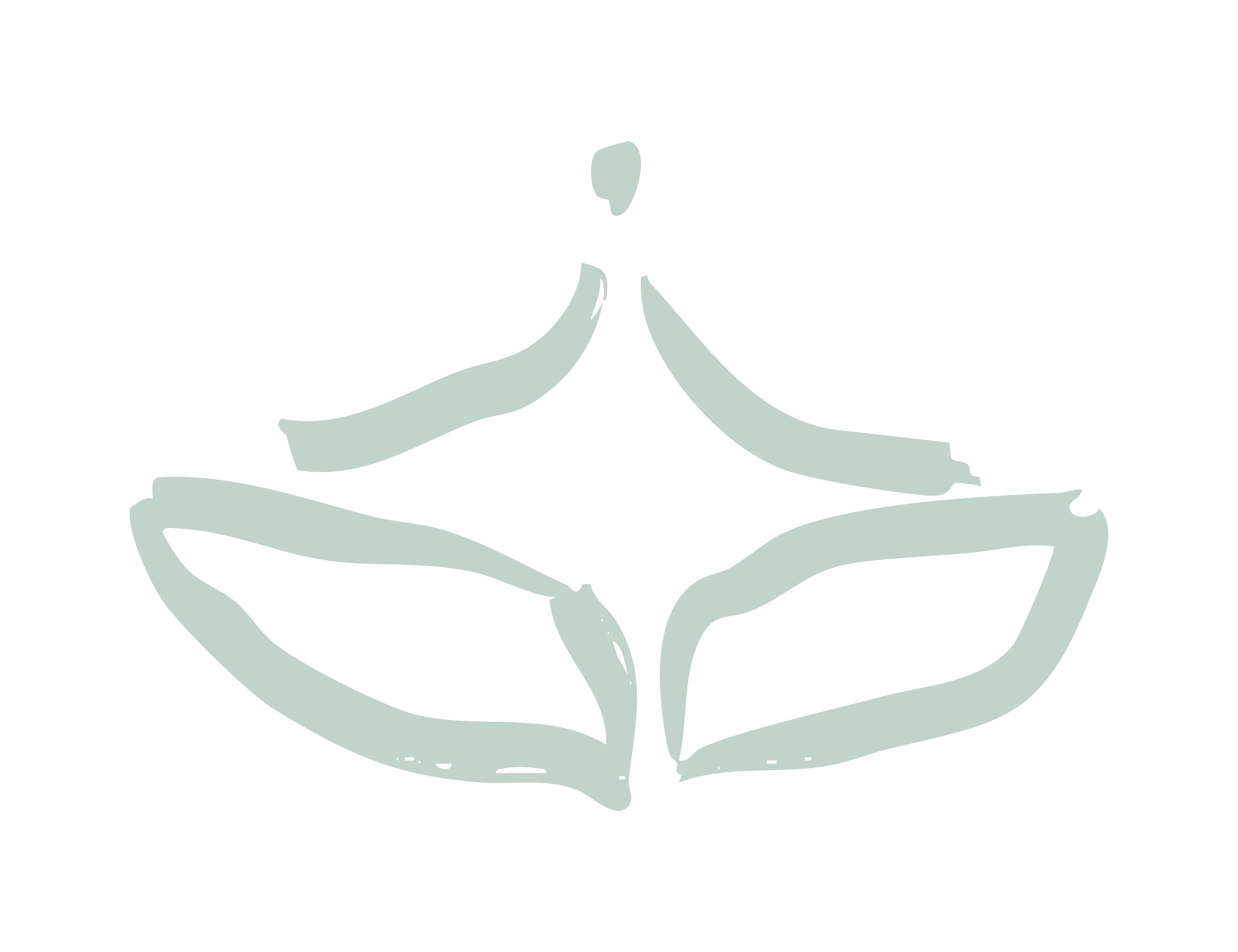 Minimalist line drawing of a lotus flower with five petals on a black background.