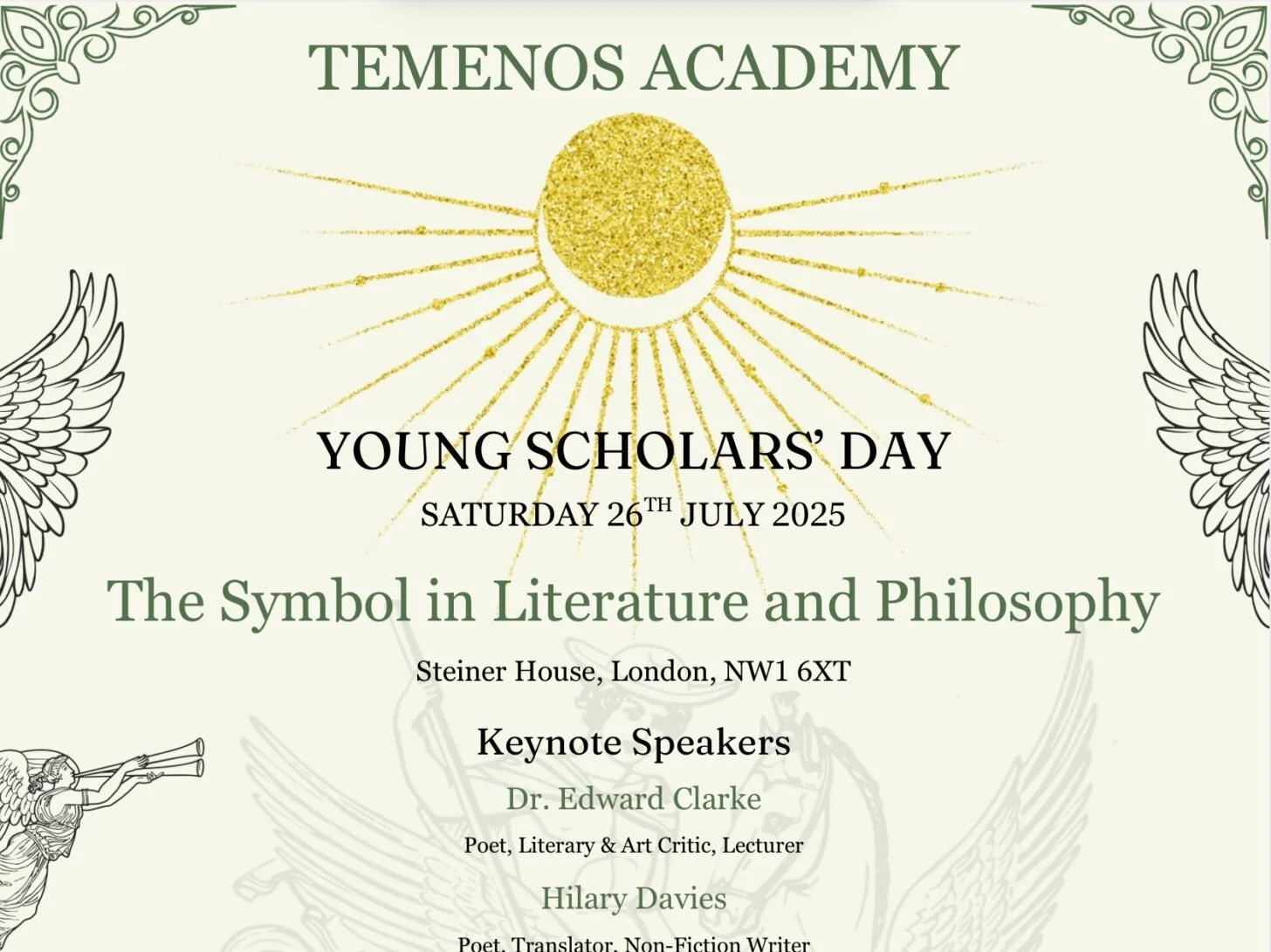 Young Scholars' Day: The Symbol in Literature and Philosophy