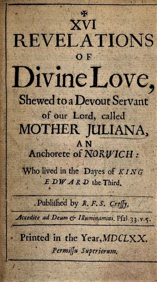 Restoring Porosity: Julian of Norwich and the Ecological Crisis