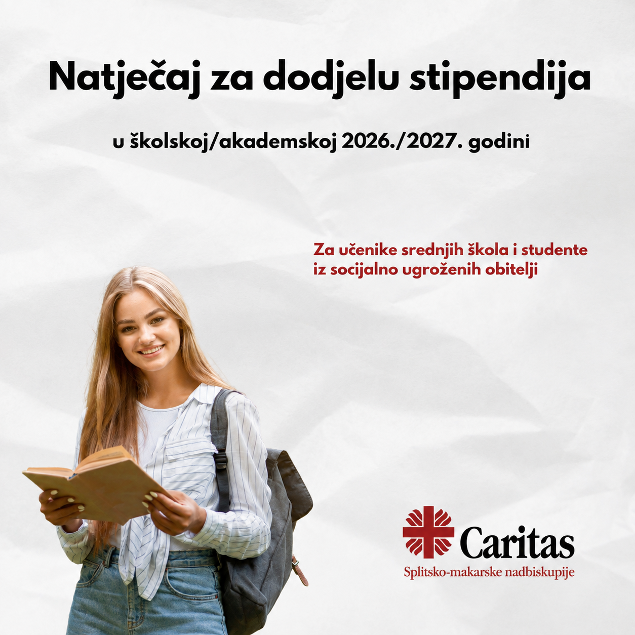 Stipendiranje učenika/studenata u šk./ak. godini 2026./2027.