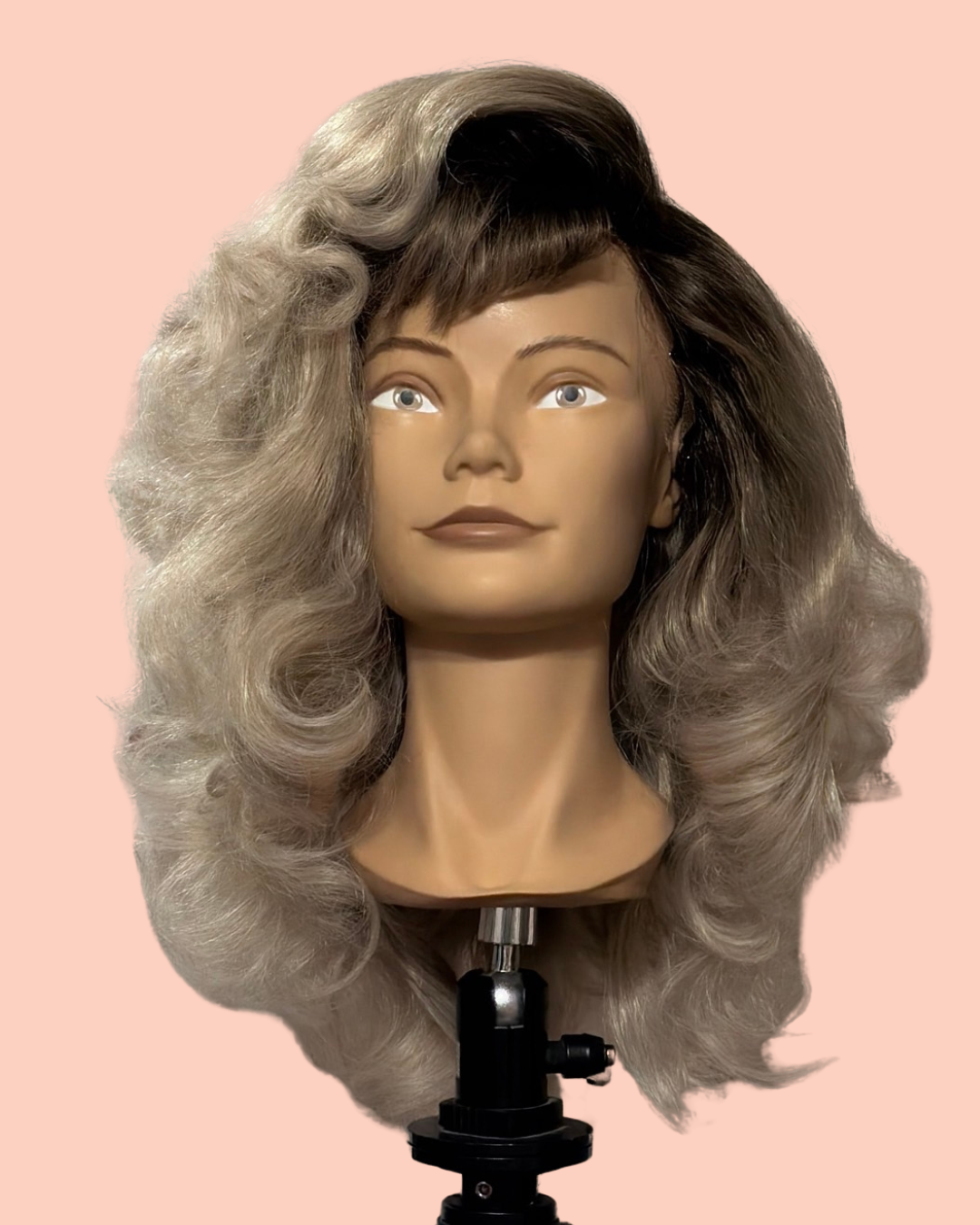 mannequin head displaying blowout style