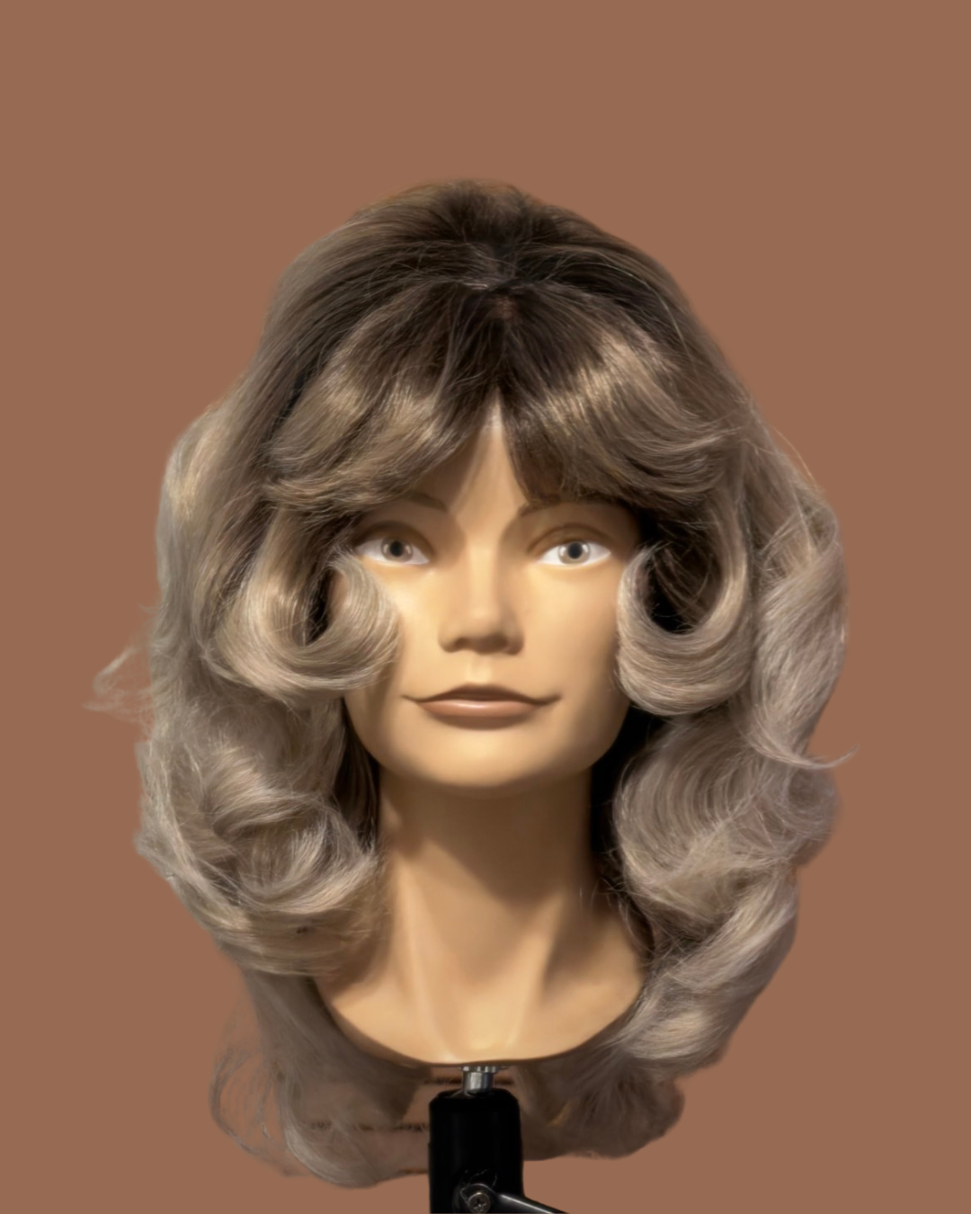 mannequin head displaying style 