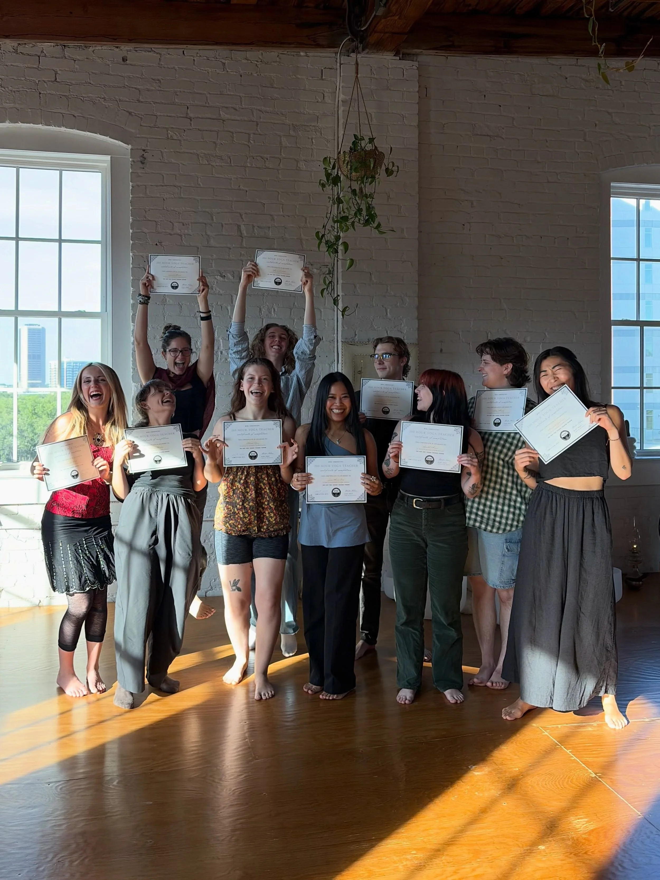 Our first class of yoga teachers 🥹🩵 MYND Conservatory class of spring 2026 🌀 Here&rsquo;s a glimpse into their graduation ceremony this past weekend 🦋

If you see any of these smiling faces around the studio, tell them congratulations! ⭐️ 

Our t