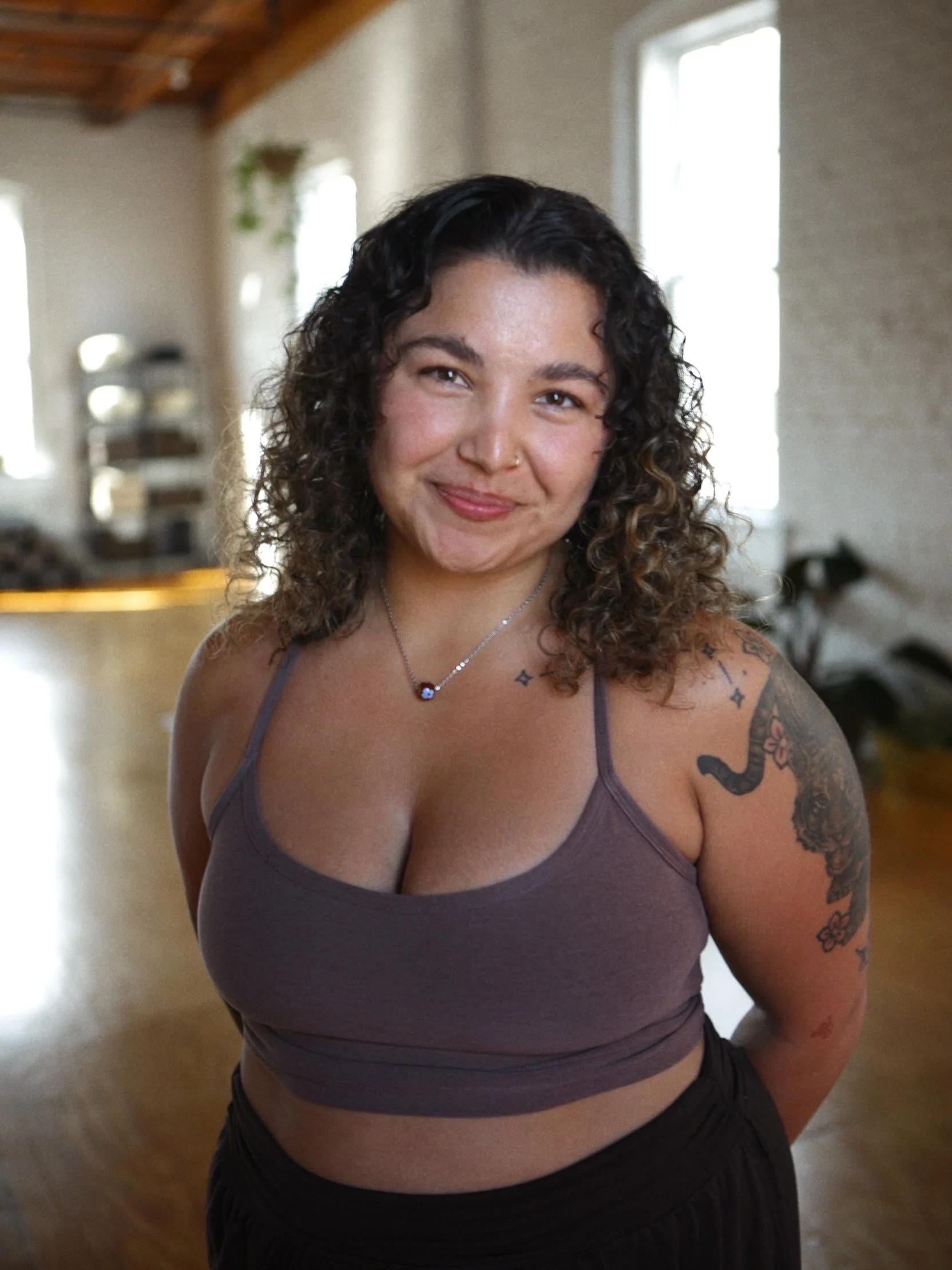 INTRODUCING KAYLA 🦋🌀 Join Kayla on the mat every Saturday morning for Slow Flow 9am-10am starting next Saturday, June 20th! 🩵

Kayla is a Richmond-based yoga teacher whose approach is shaped by her own evolving relationship with movement and self.
