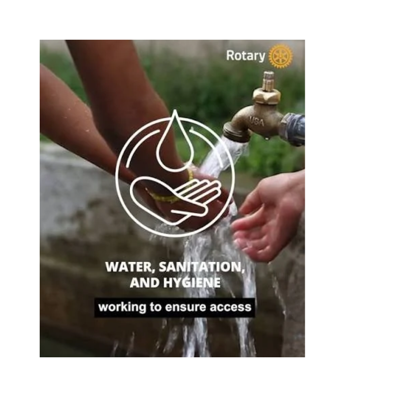 Supporting a water project through international Rotary collaboration.