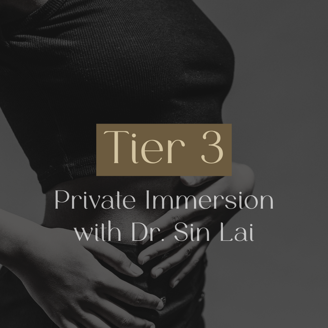 Tier 3 — Private Immersion with Dr. Sin Lai