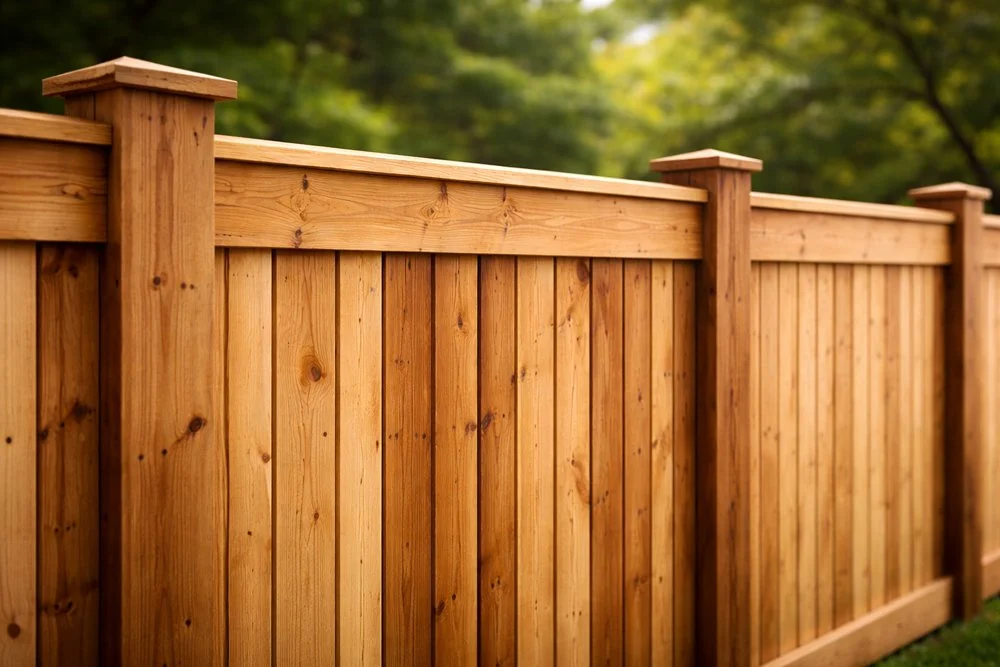wood fence in sioux falls, south dakota