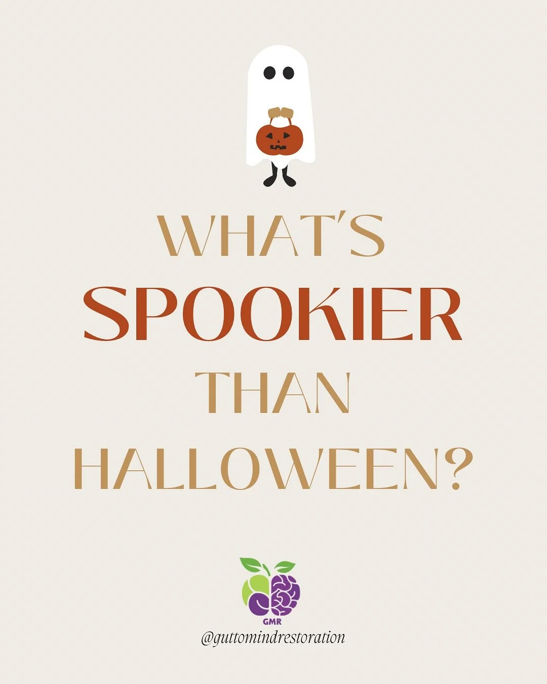 It&rsquo;s spooky season again! Instead of the traditional spooky creatures, I&rsquo;ve created a list of some things that scare me as a holistic practitioner. Let me know what scares you on your health journey below!