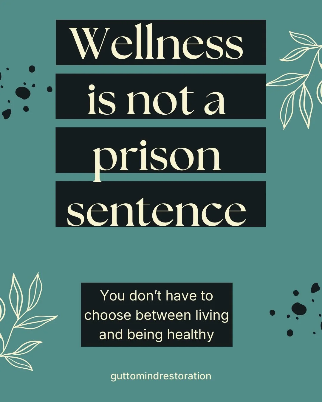 You don&rsquo;t need a complete life overhaul to feel better. 

You don&rsquo;t need to wake up at 5 AM. 
Cut out every &ldquo;bad&rdquo; food. 
Say no to every social plan.
Or become a different person overnight. 

You can care about your health and