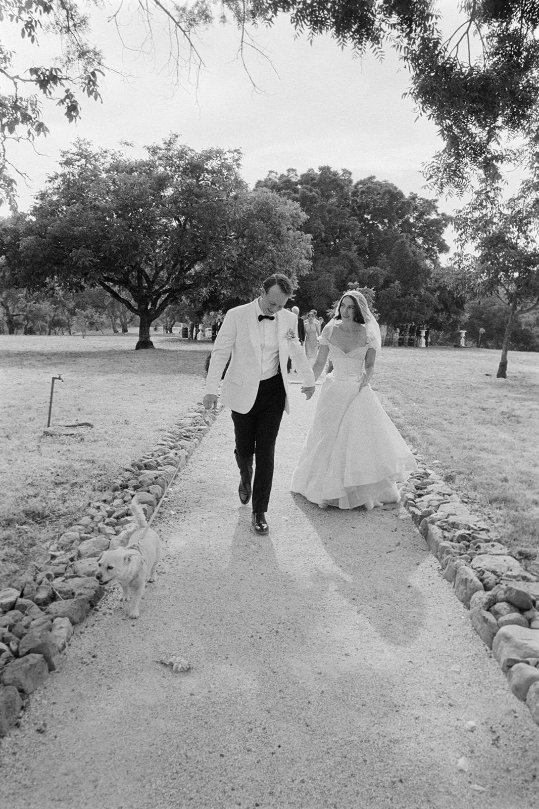 sonoma county wedding venue at triple s ranch walk away from ceremony