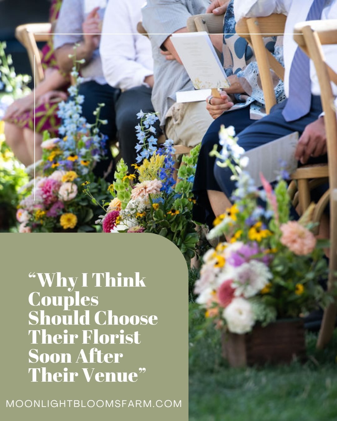 The venue creates the setting.

Flowers help create the feeling.

That&rsquo;s why I think couples should start looking for their florist soon after booking their venue.

I wrote a new blog post sharing why.

Link in bio