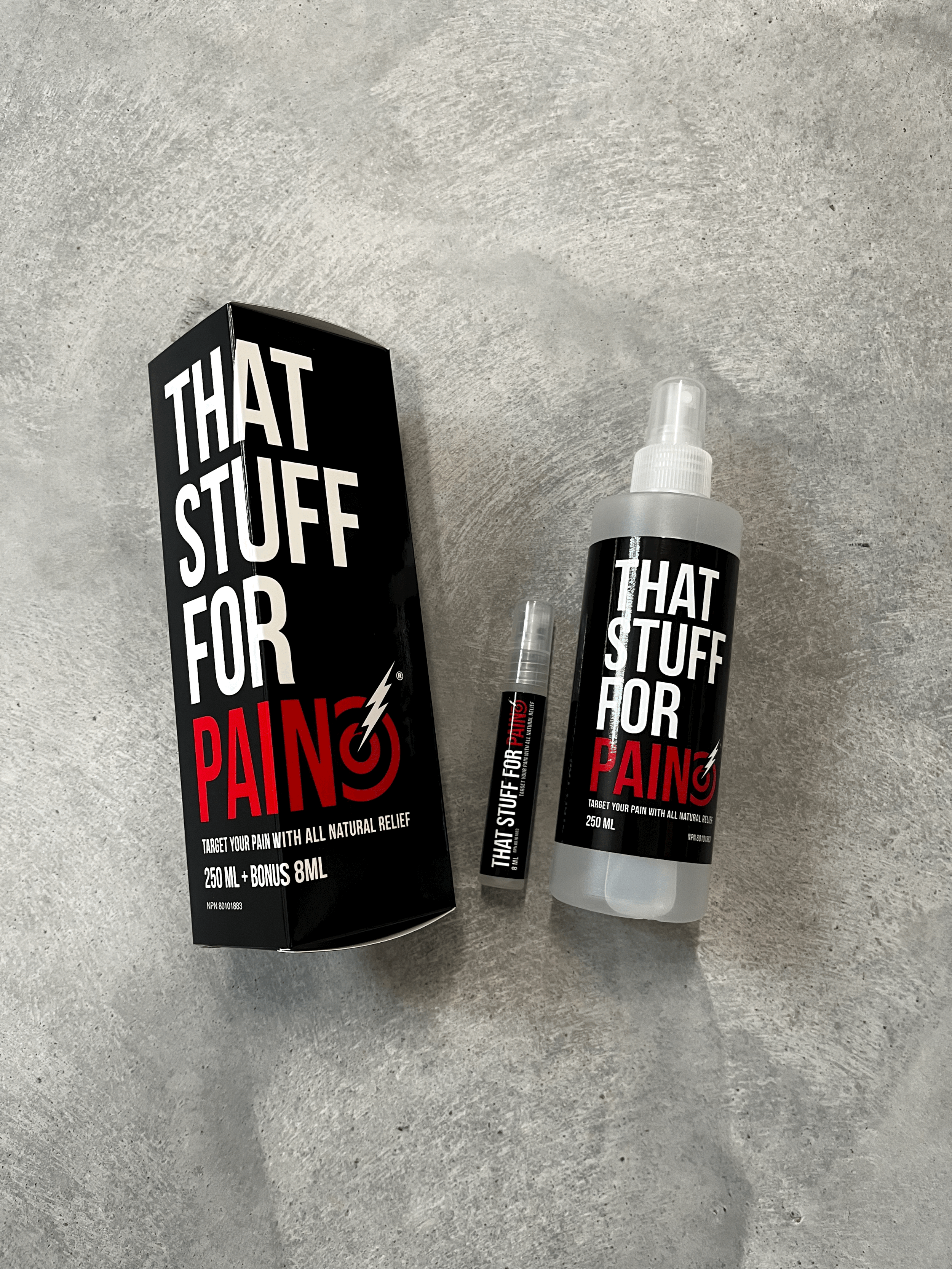 That Stuff For Pain - 250ml with bonus 8ml ONLINE ONLY