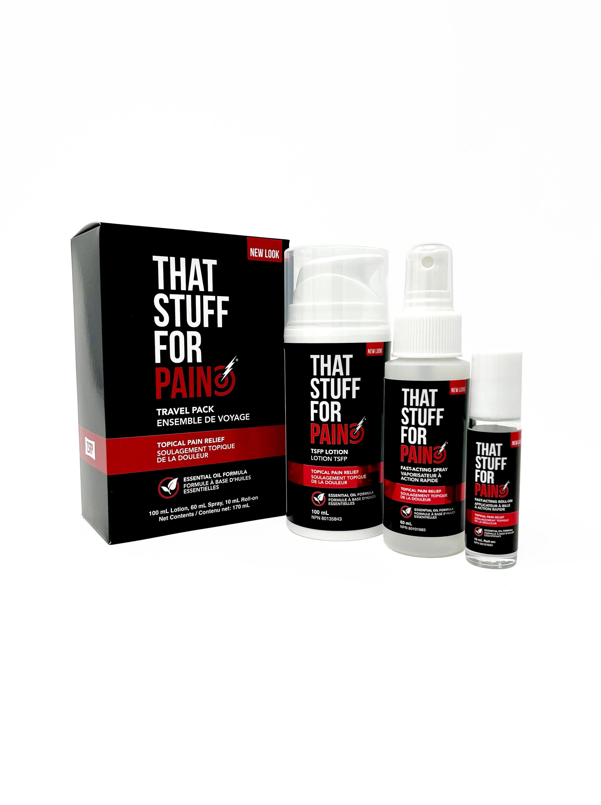 Travel Pack - 1x10ml, 1x60ml, 1x100ml TSFP Lotion