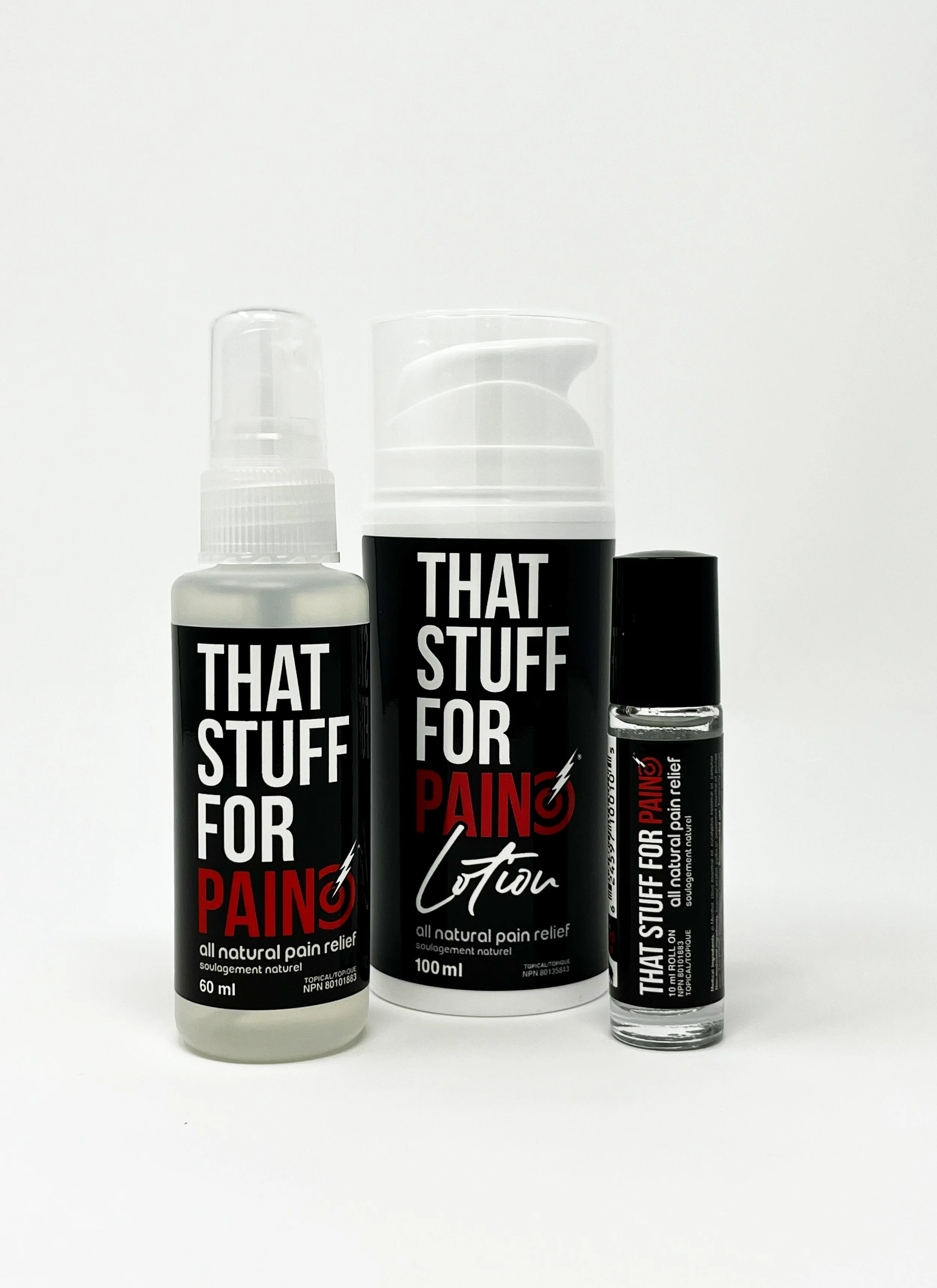 Travel Pack - 1x10ml, 1x60ml, 1x100ml TSFP Lotion