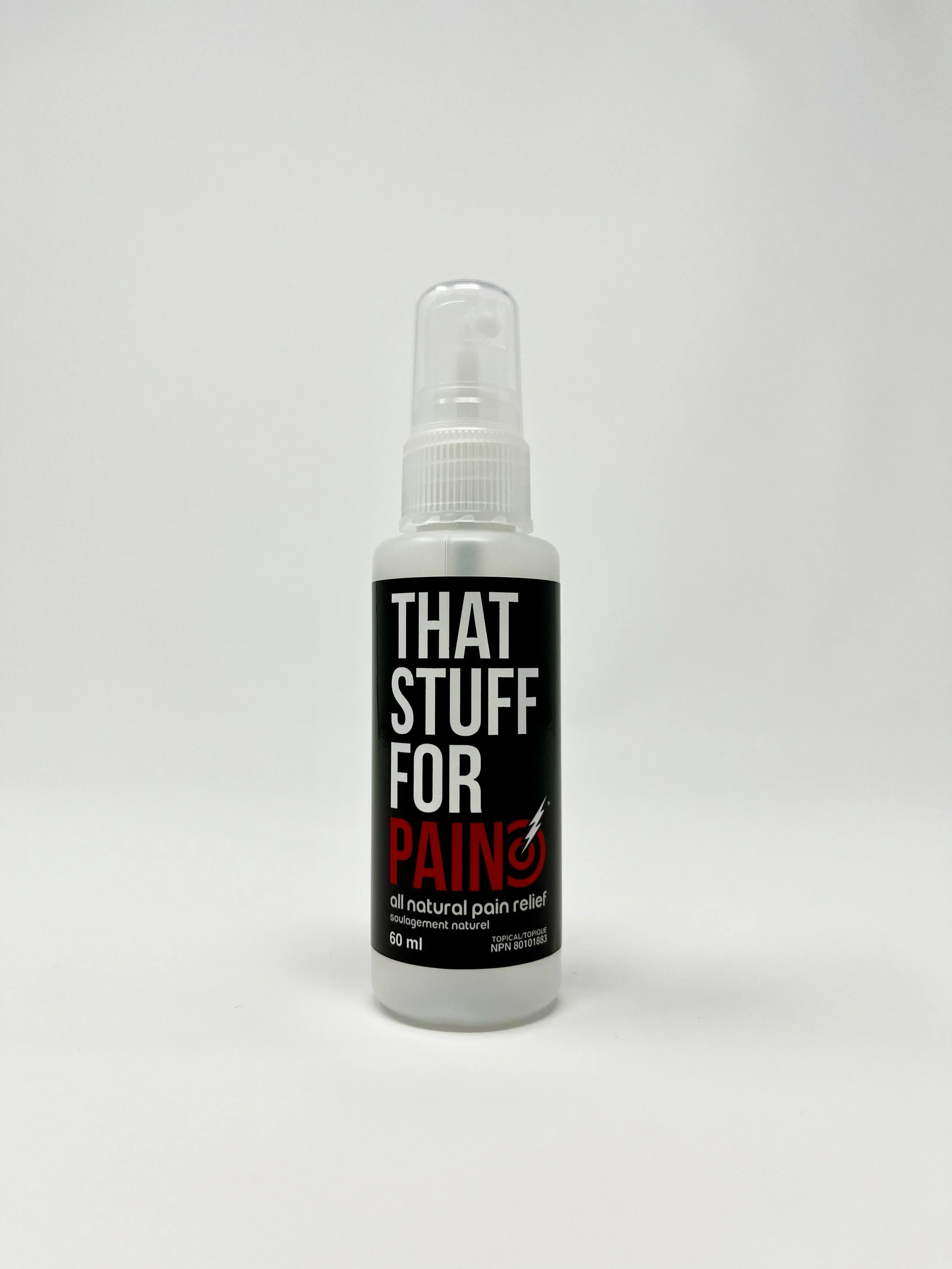 60ml Travel.  On the go relief.