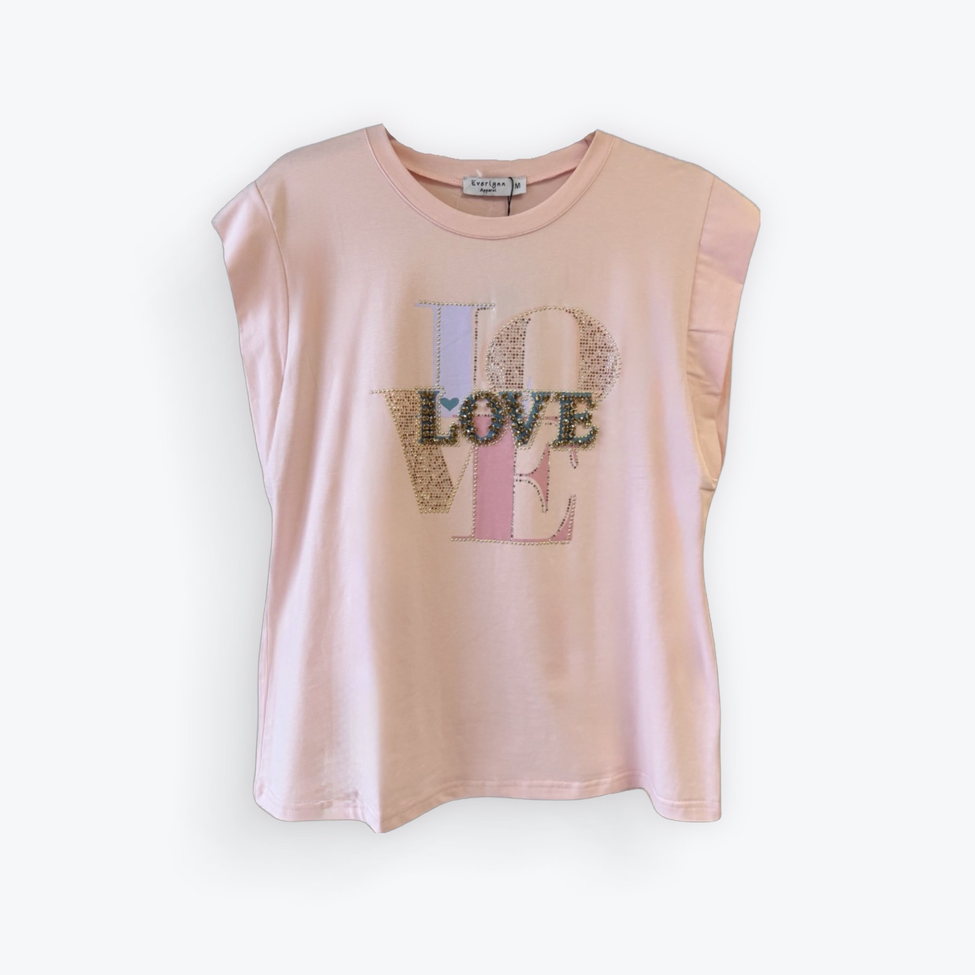 Evelyn Pink Shirt Love