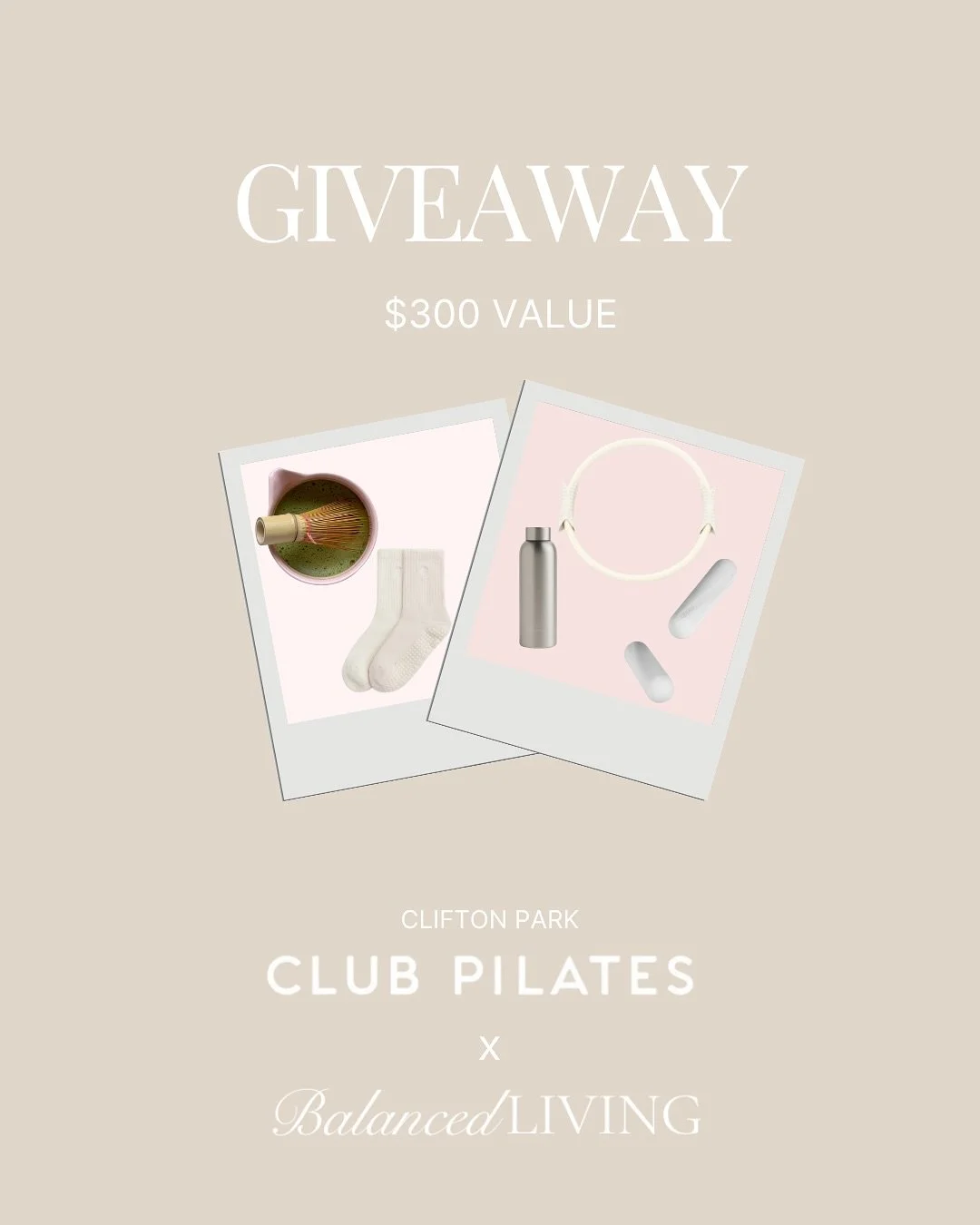 TO ENTER&hellip;
➕ Follow @balancedlivingot &amp; @clubpilatescliftonpark
🤎 Like this post
💬 Tag 3 friends minimum in the comments
⬇️ Save this post 
🏹 Share this post to your story &amp; tag us

EXTRA ENTRIES...
💬 every extra tag = 10 additional
